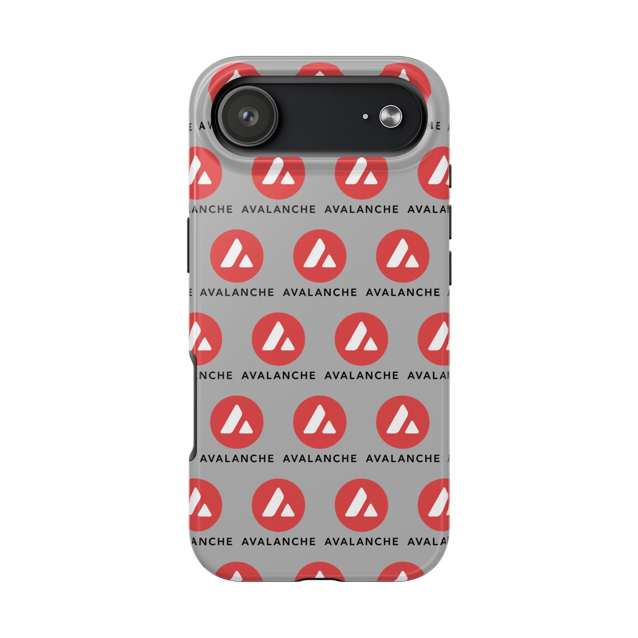 Avalanche Tough Phone Case | AVAX Crypto Phone Case | iPhone and Samsung Case | Glossy Protective Cover | Avalanche Logo Case
