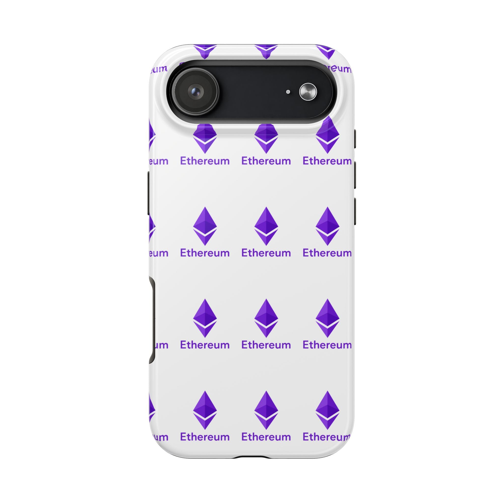 Ethereum Tough Phone Case | Crypto iPhone Samsung Case | Glossy Protective Phone Cover | Impact Resistant ETH Case