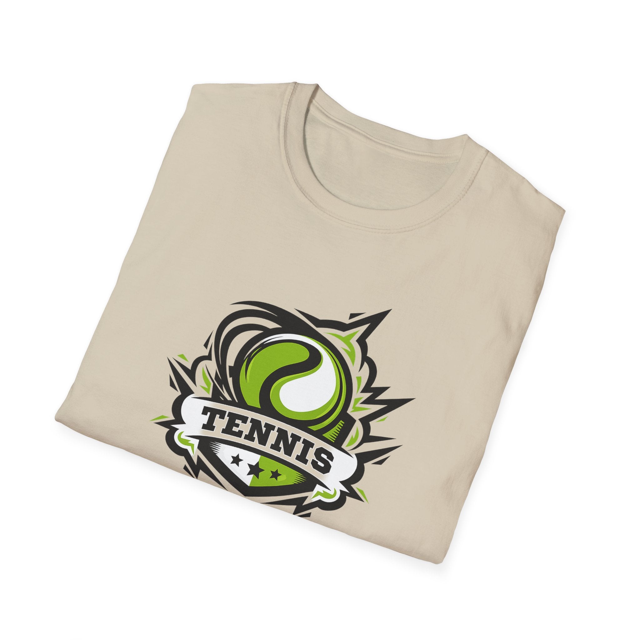 Tennis Graphic Tee | Sporty Tennis Shirt for Players & Fans | Athletic Tennis T-Shirt | Gift for Tennis Lovers | 7 colors - 100% cotton