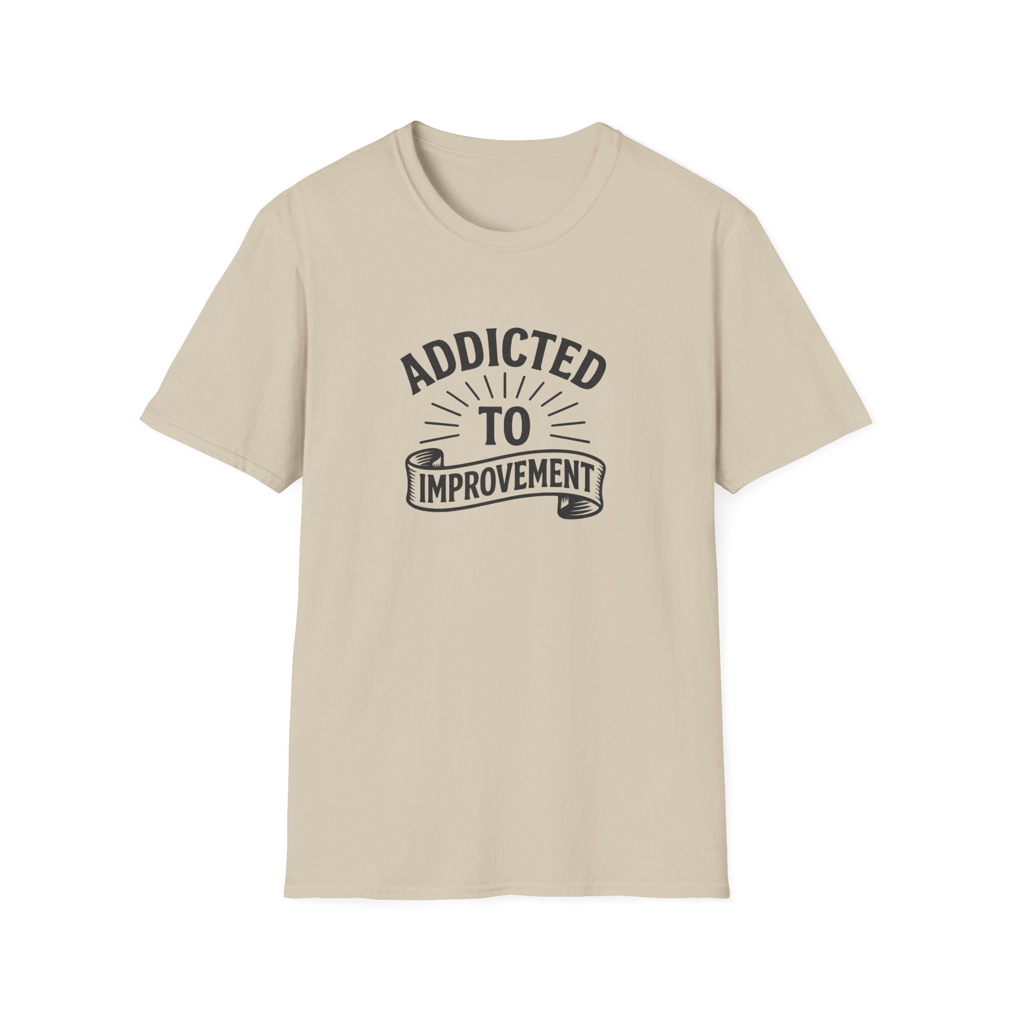 Always Leveling Up Motivational T-Shirt | Addicted to Improvement Tee | Positive Mindset Clothing for Men & Women | 8 colors - 100% cotton