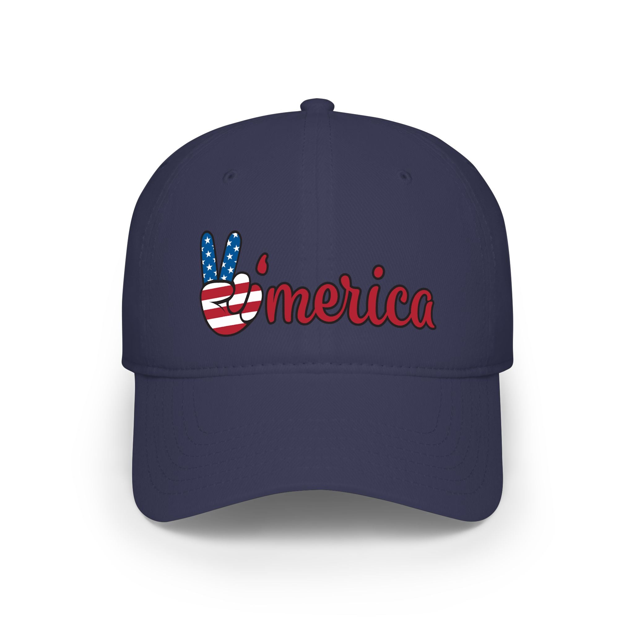 America Hat | Patriotic Peace Sign Cap | USA Flag Hat | Fourth of July Cap | Patriotic Gift | USA Pride Hat | 6 colors