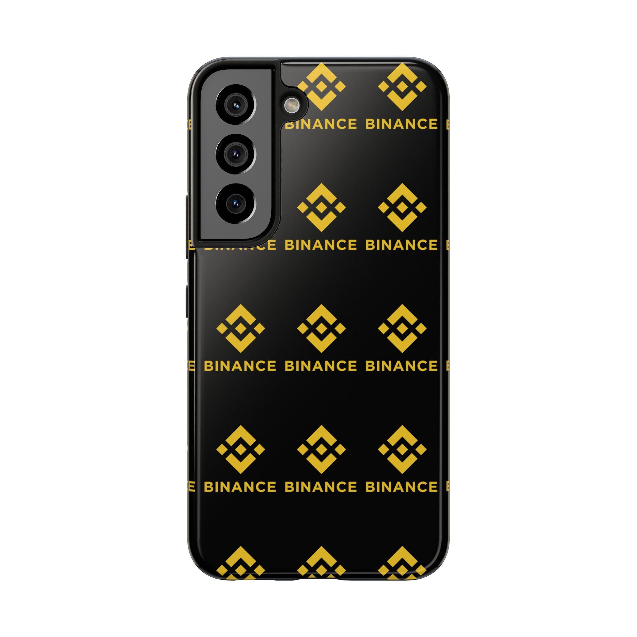 Binance Tough Phone Case | BNB Crypto Phone Case | iPhone and Samsung Case | Glossy Protective Cover | Binance Logo Case