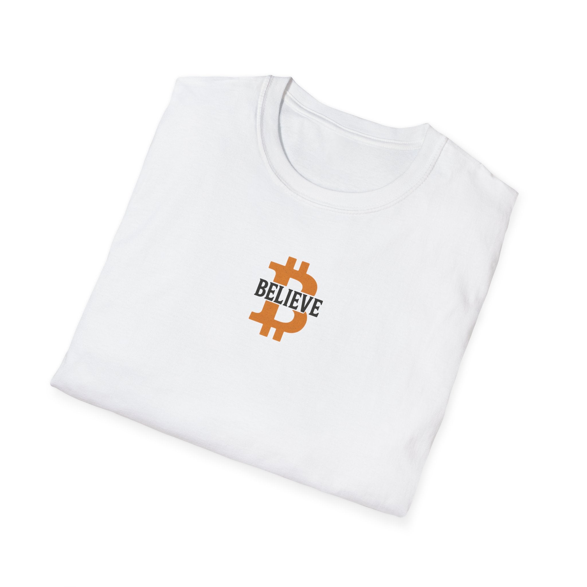 Believe in Bitcoin T-Shirt Tee | Wear the Movement with Bold Faith in the Future l 5 colors - 100% cotton