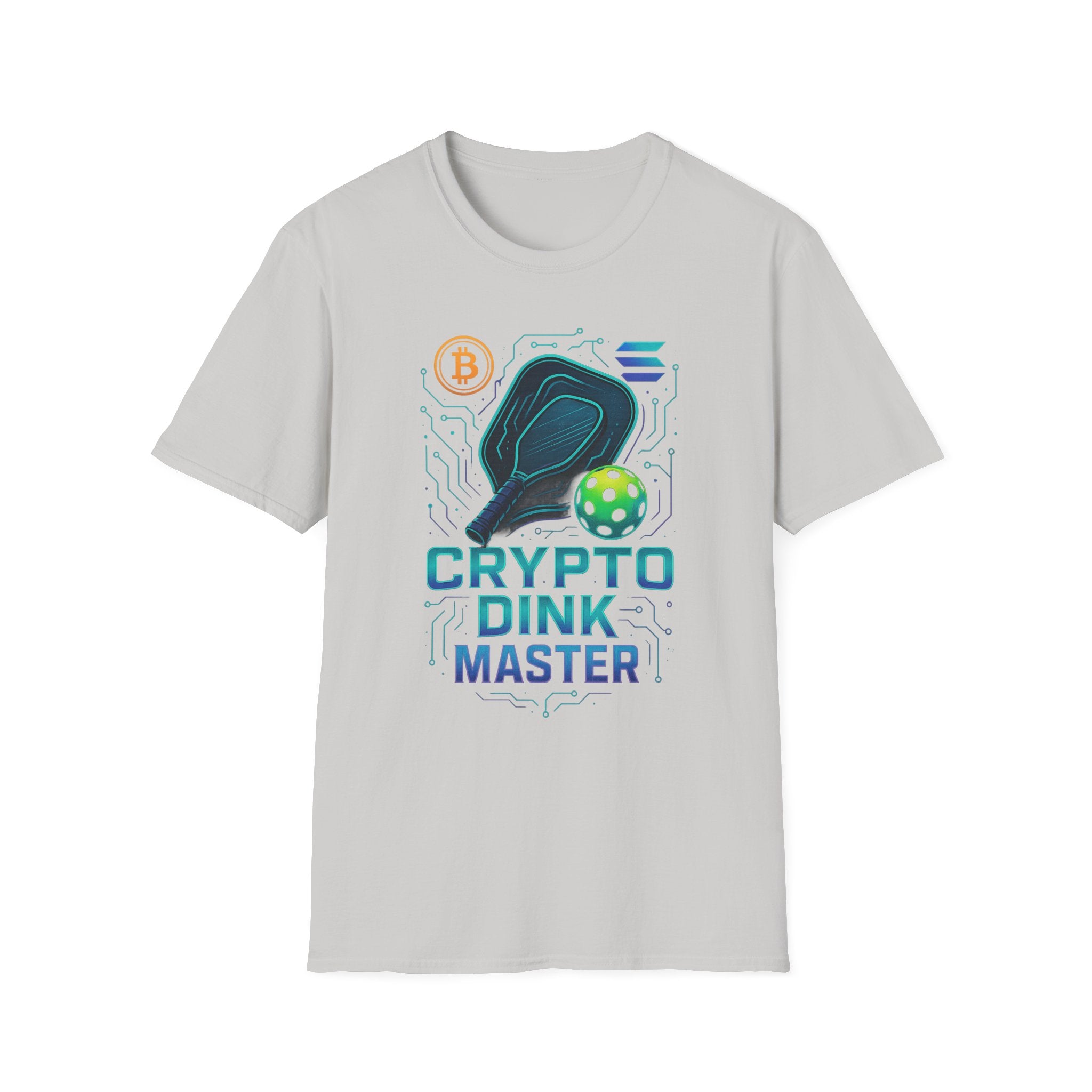 Whale of the Pickleball Court Dink Master Bitcoin T-Shirt tee | 7 colors - 100% cotton