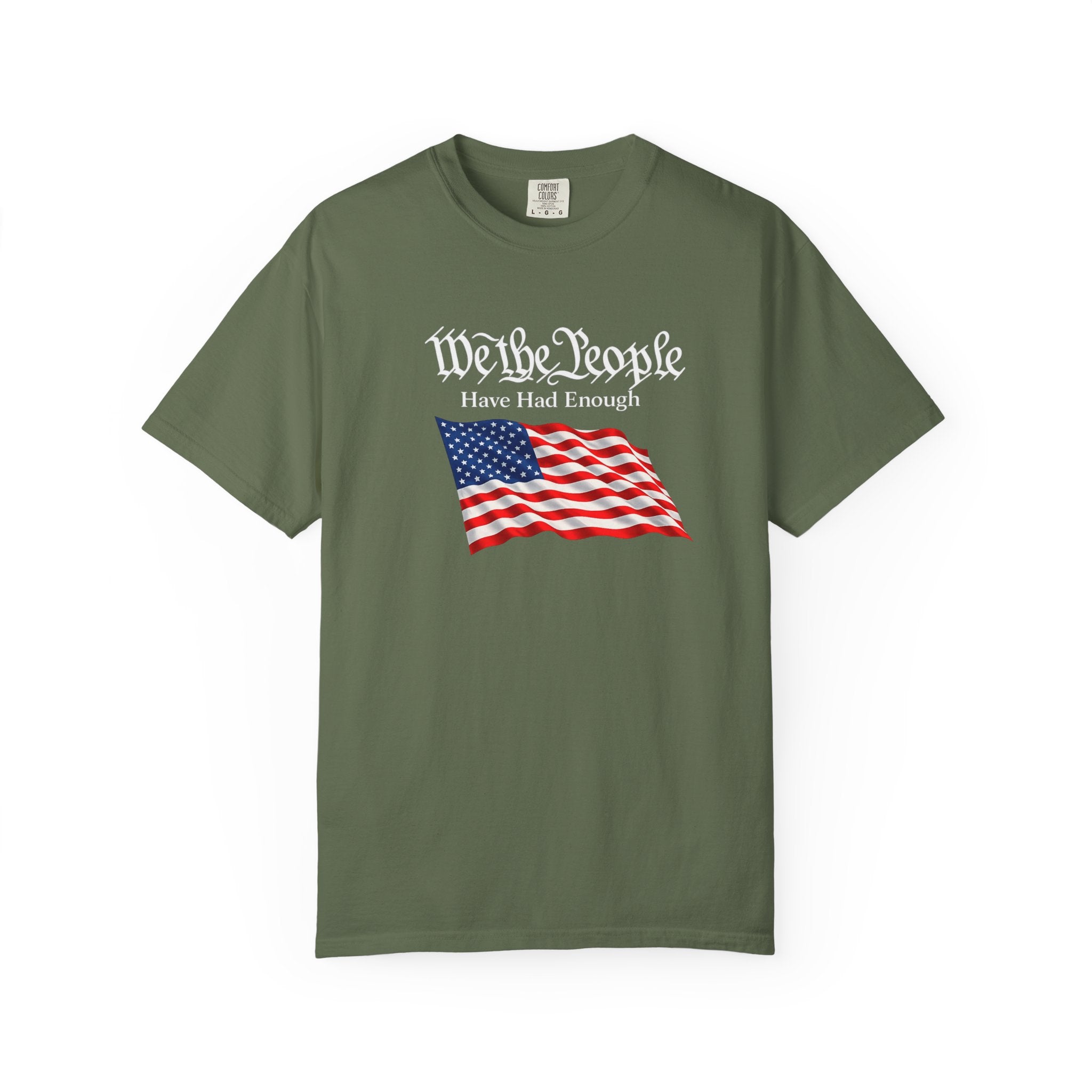 We The People Patriotic T-Shirt | American Flag Shirt | Freedom Quote Tee | USA Patriot Shirt | 4th of July Gift | 7 colors - 100% cotton