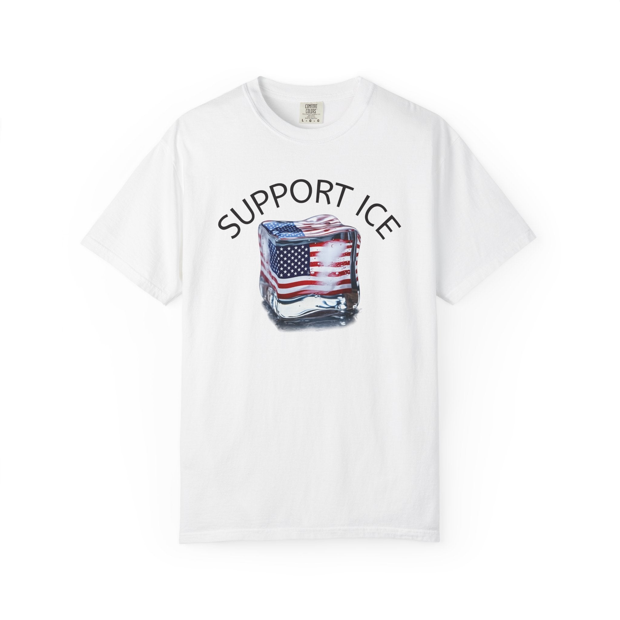 Support ICE Shirt | Patriotic Law Enforcement Tee | Pro Police Apparel | Freedom Support Shirt | USA Pride Tee | 9 colors - 100% cotton