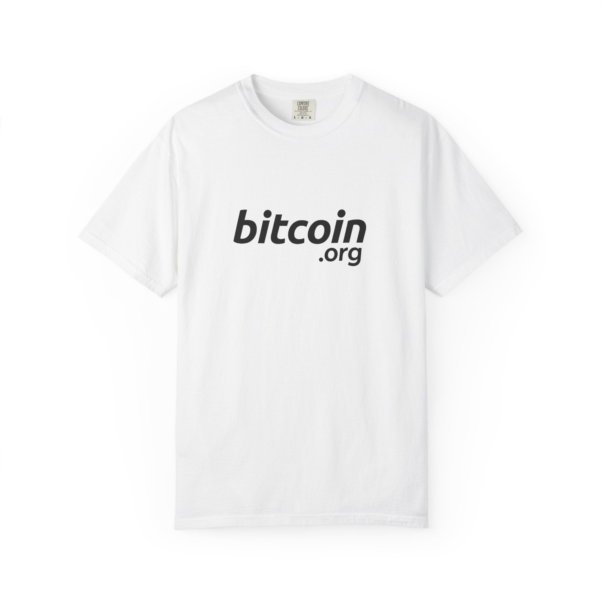 Bitcoin.org Classic Tee | Minimalist Crypto Design for True Believers | 2 colors - 100% cotton
