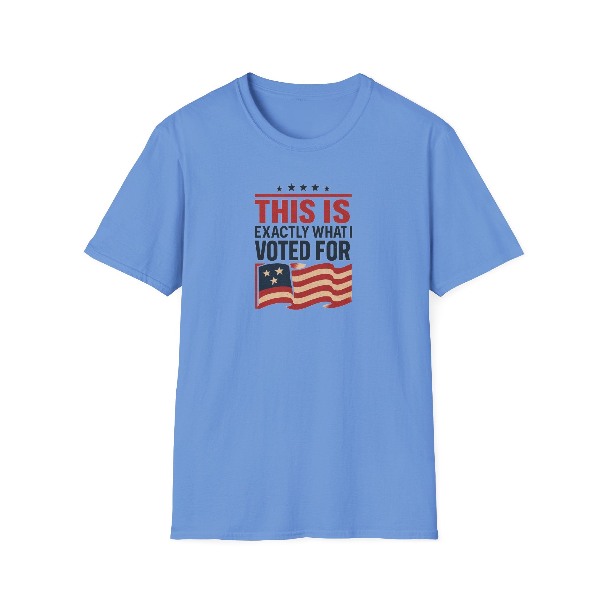 Show Your Voice | American Pride Tee | Patriotic Graphic T-Shirt-Red White & Blue USA Flag | 4 colors - 100% cotton