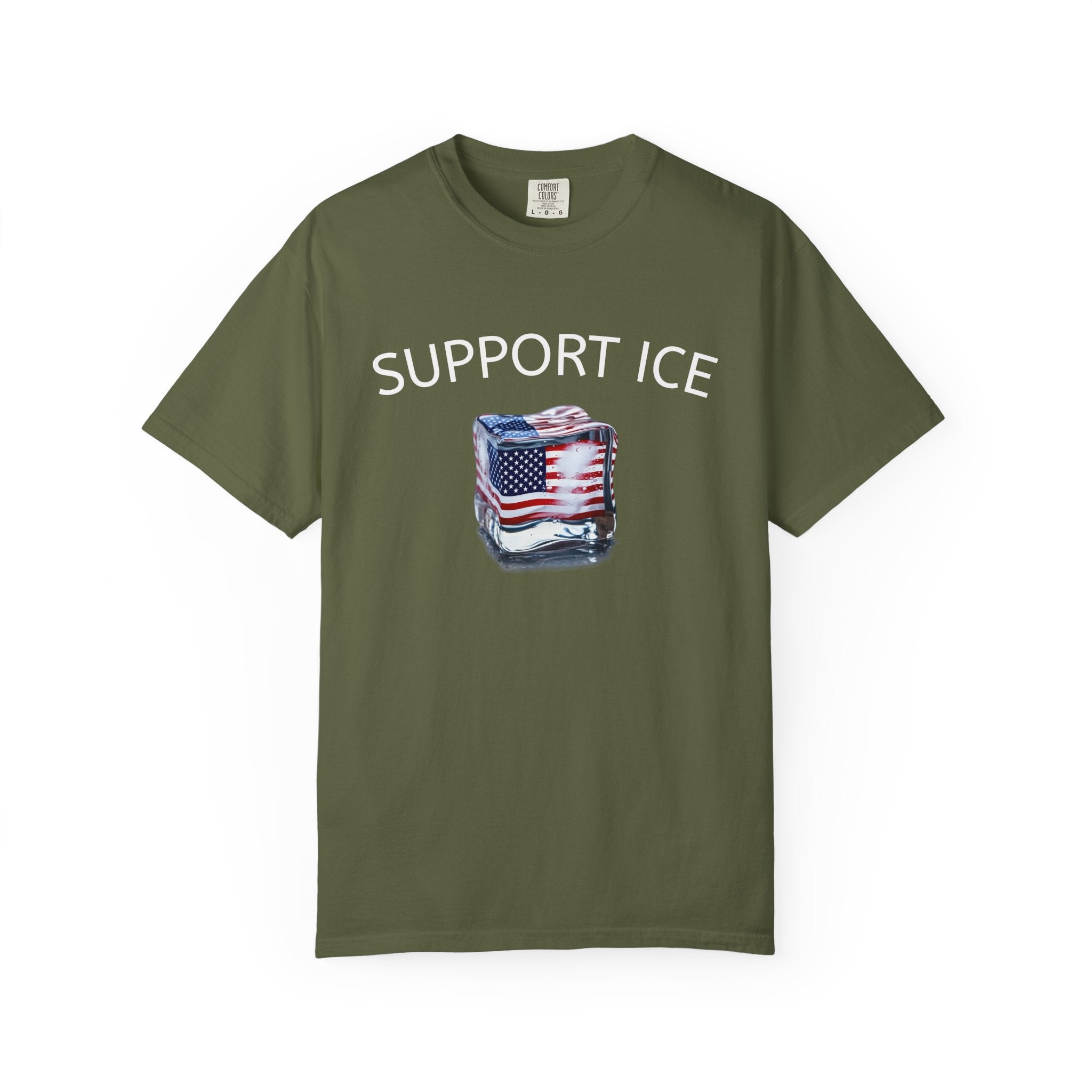 Support ICE Shirt | Patriotic Law Enforcement Tee | Pro Police Apparel | Freedom Support Shirt | USA Pride Tee | 9 colors - 100% cotton