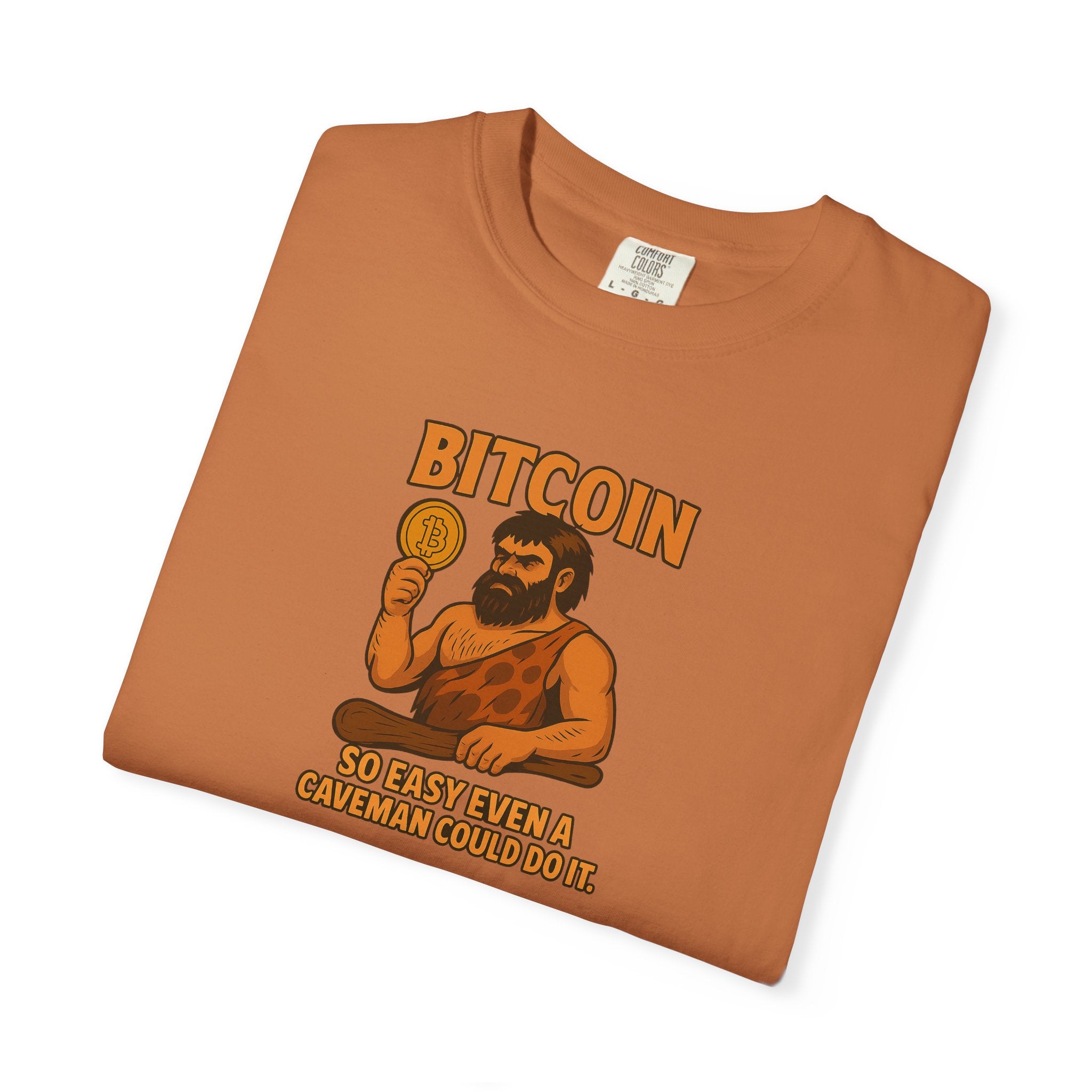 From Stone Age to Digital Age So easy even a Caveman can do it Bitcoin Tee | 9 colors - 100% cotton