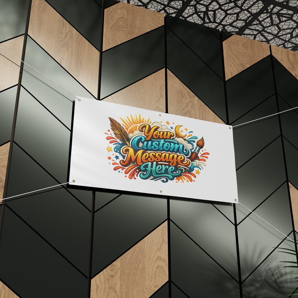 Custom Banner | Matte Outdoor Vinyl Personalized Sign | 4 sizes available