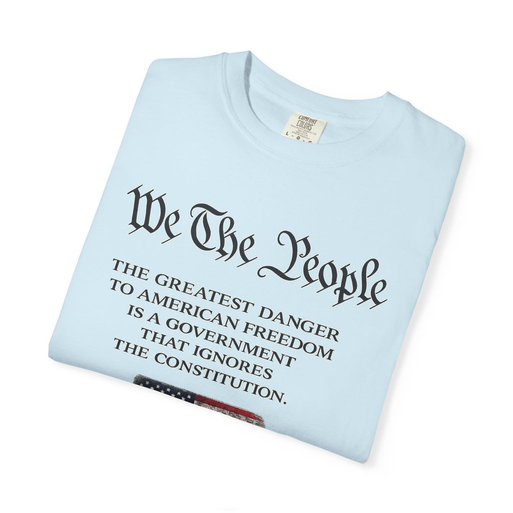 We The People Shirt | Patriotic Constitution Tee | Freedom USA Flag T-Shirt |  American Liberty Graphic Tee | 3 colors - 100% cotton