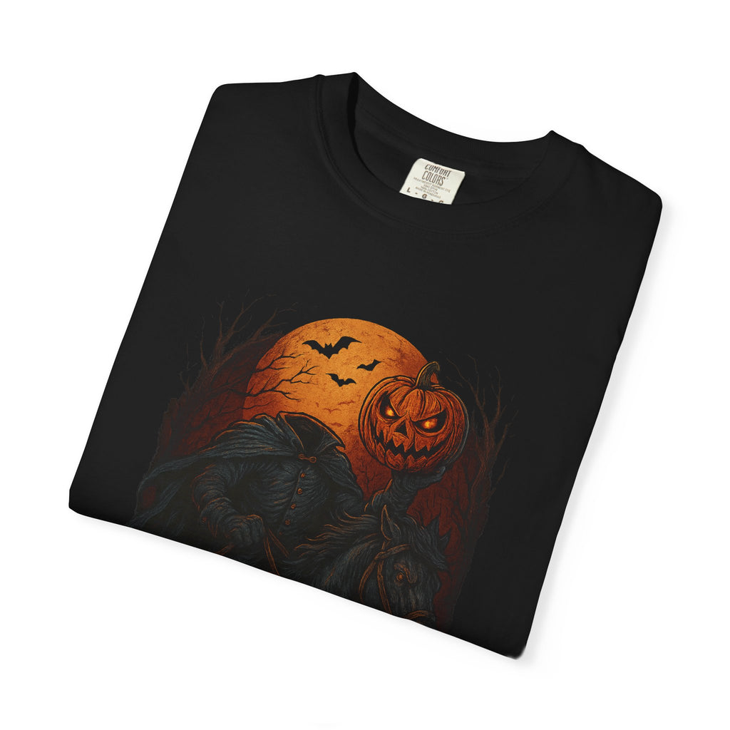Headless Horseman Halloween T-Shirt, Unisex Tee, Spooky Graphic Tee, Fall Fashion, Halloween Costume Top | 100% cotton