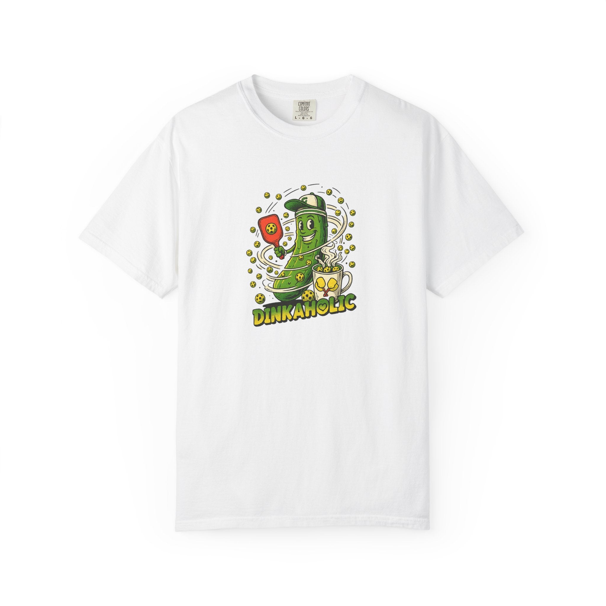 Funny Pickleball Dinkaholic Tee for Serious Dinkers | 7 colors - 100% cotton