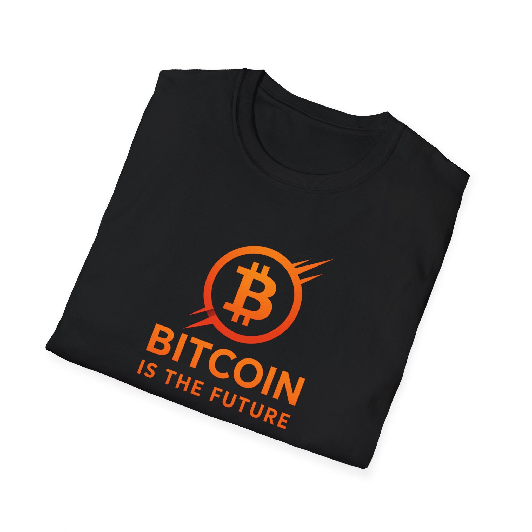 Bitcoin Is The Future T-Shirt |  Step into the New Economy Right | 4 colors - 100% cotton