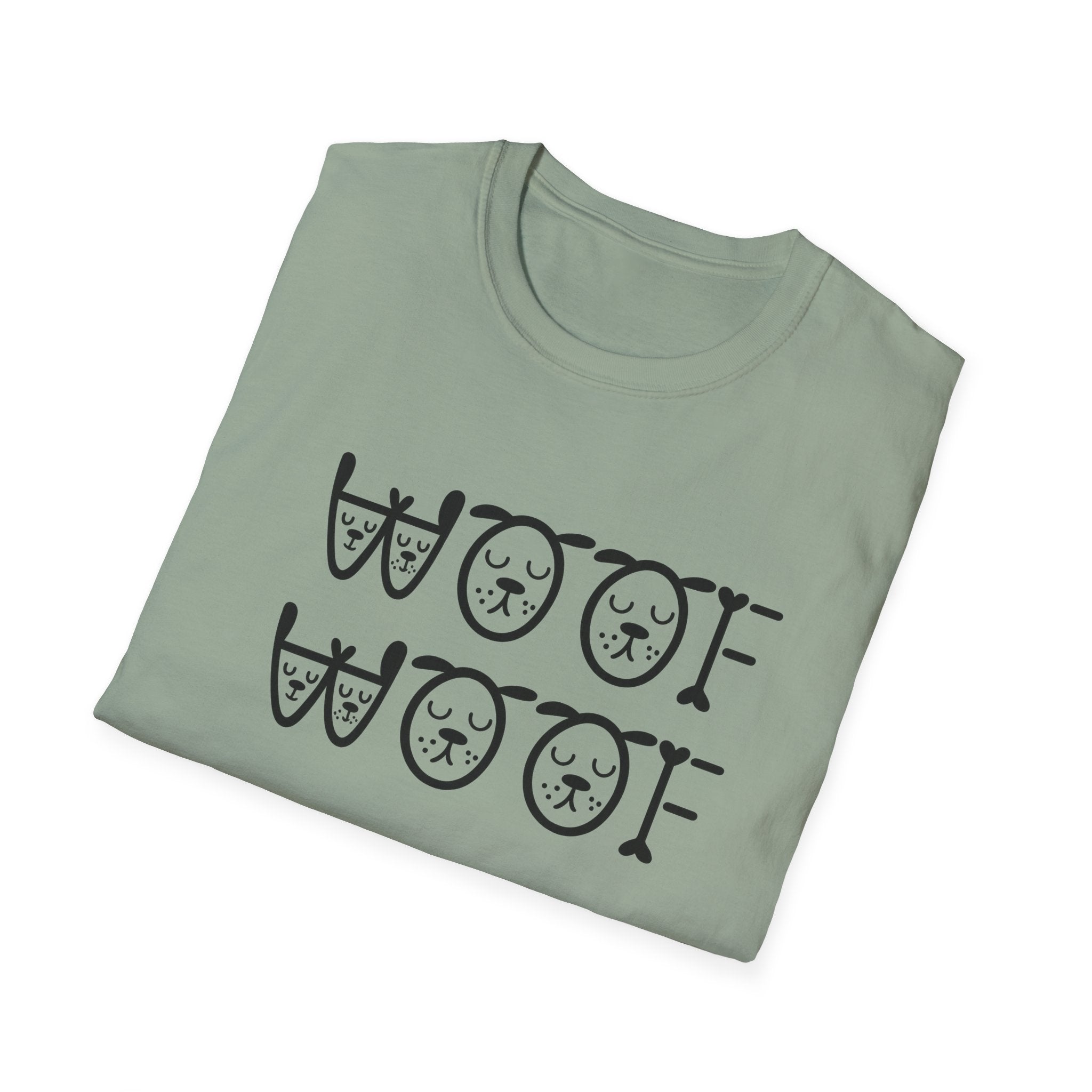 Woof Woof Dog Lover Shirt | Cute Dog T-Shirt | Dog Owner Gift | 6 colors - 100% cotton