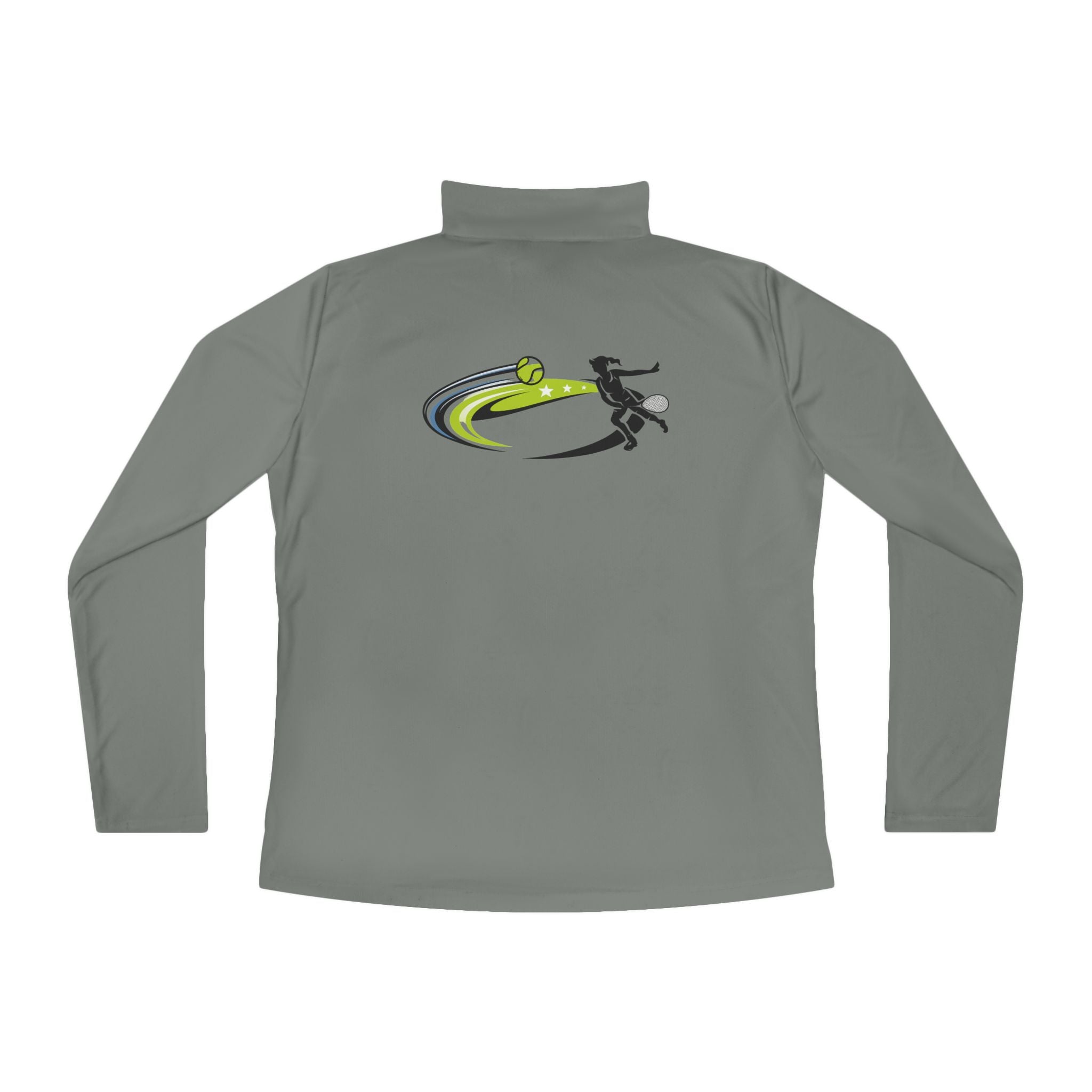 Women's Tennis Lightweight Quarter-Zip Athletic Pullover | Moisture-Wicking Performance Jacket | 4 colors - 100% polyester