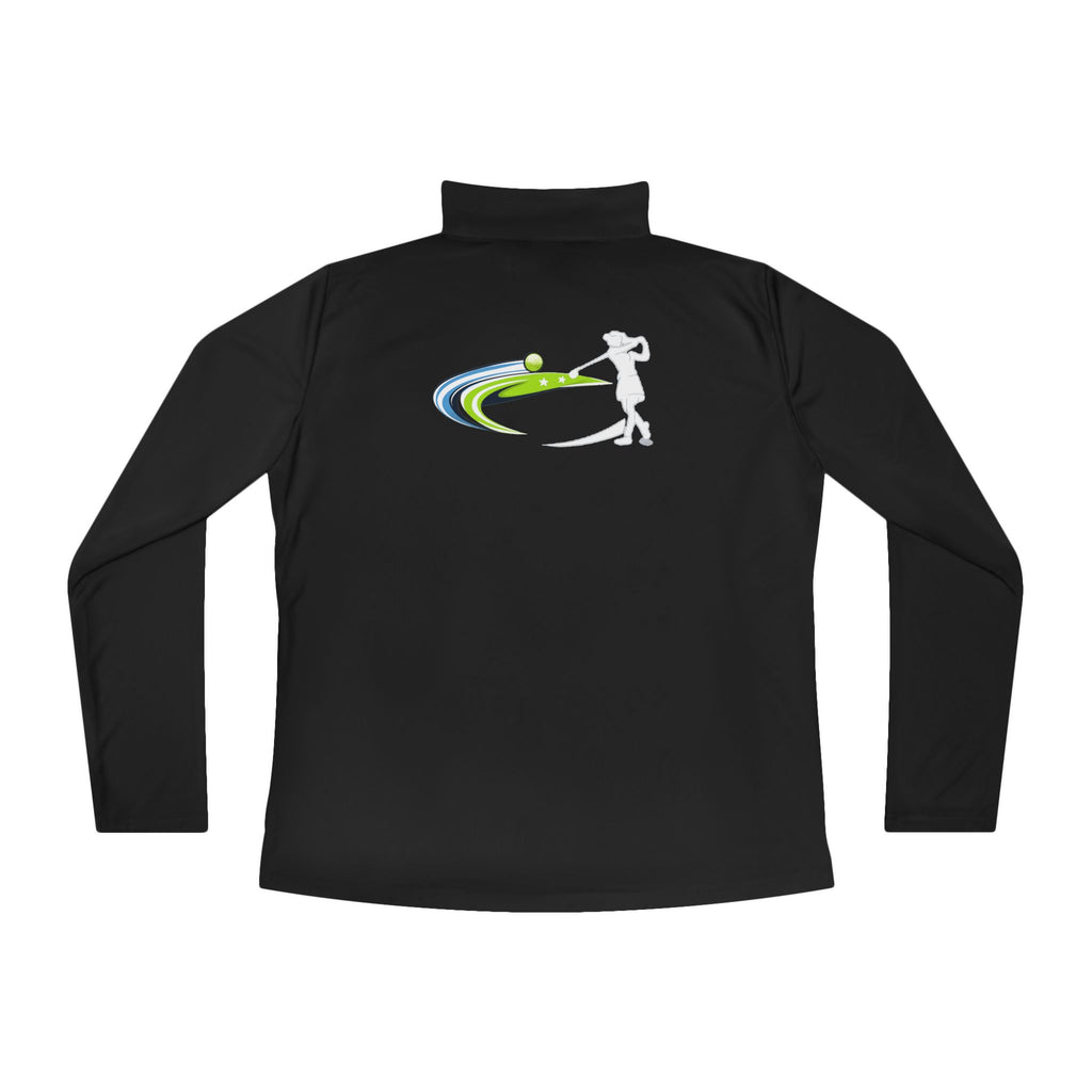 Women's Golf Lightweight Quarter-Zip Athletic Pullover | Moisture-Wicking Performance Jacket | 4 colors - 100% polyester