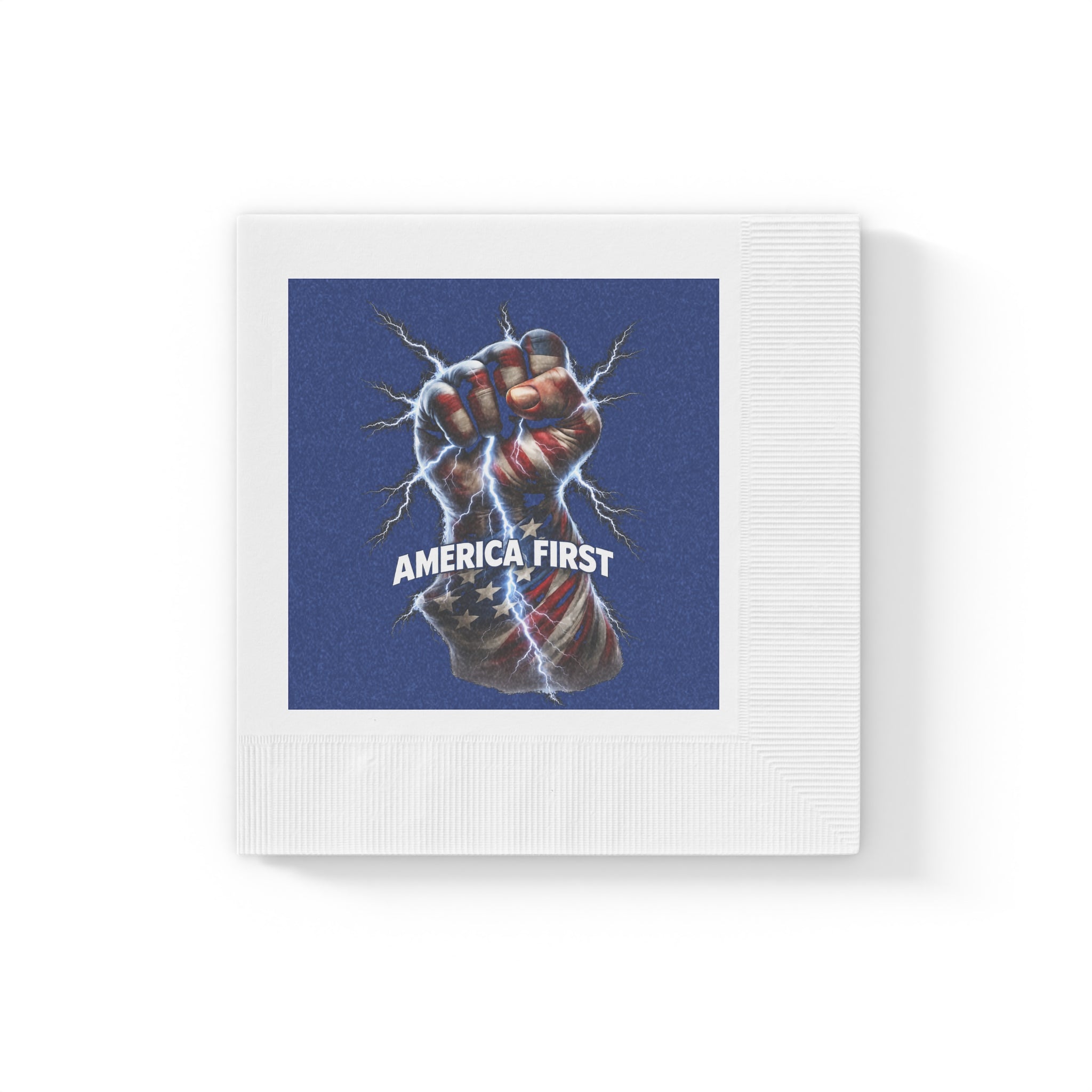 America First Napkins | Patriotic Party Napkins | Conservative Event Napkins | (50 or 100 Count) 2 sizes
