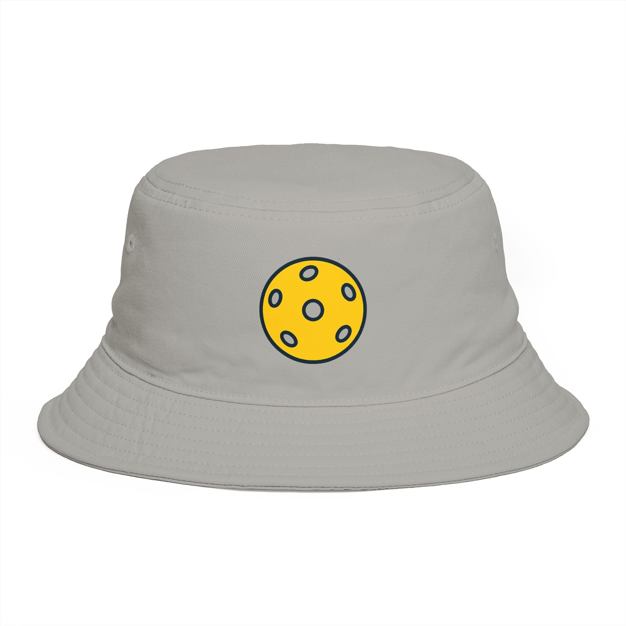 Pickleball Bucket Hat | Yellow Pickleball Icon Cap | Trendy Court Style Sun Hat for Men & Women | 6 colors 100%
