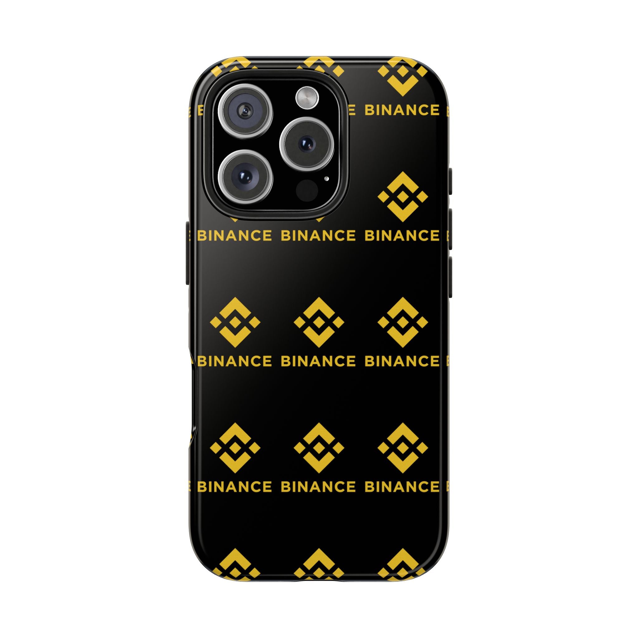 Binance Tough Phone Case | BNB Crypto Phone Case | iPhone and Samsung Case | Glossy Protective Cover | Binance Logo Case