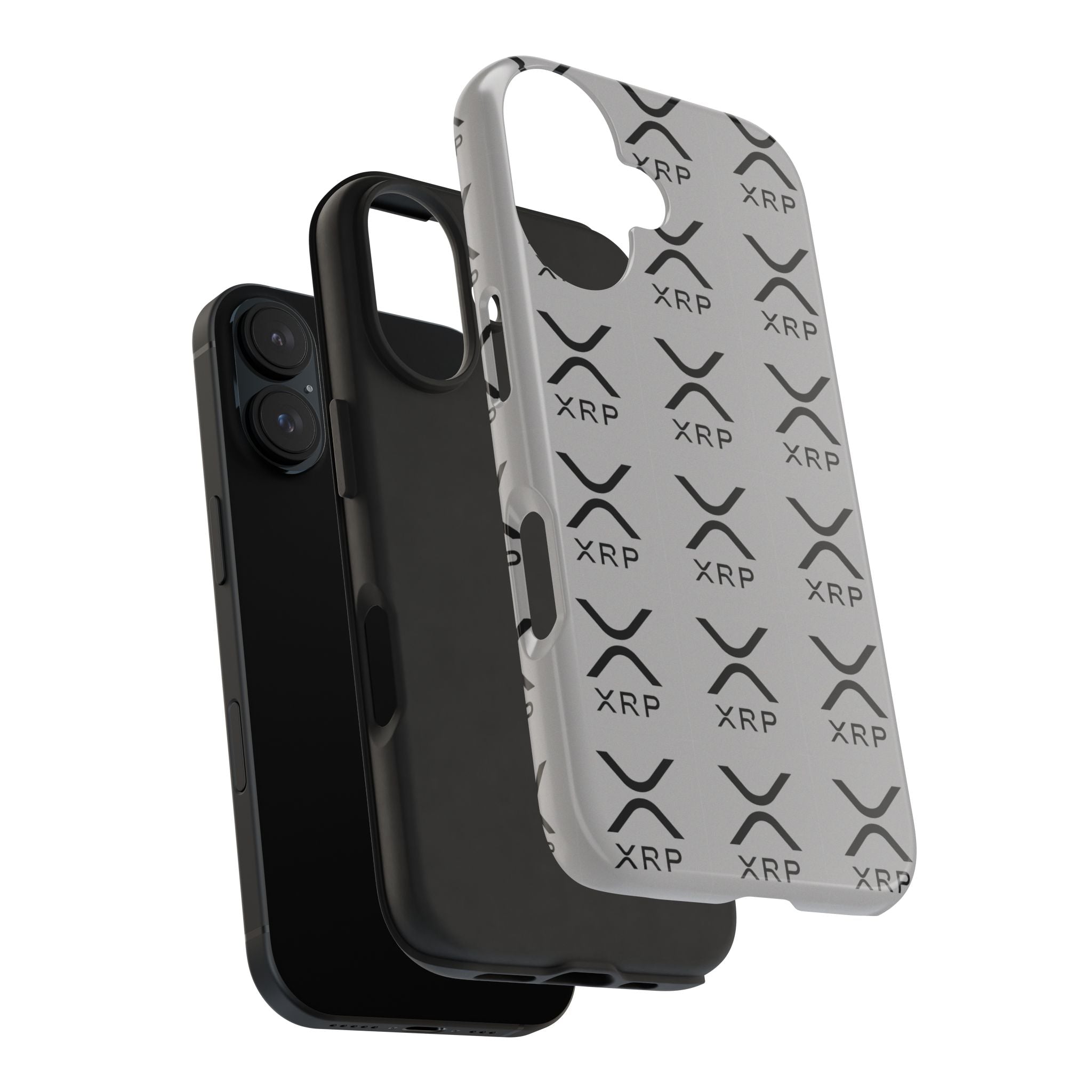 XRP Tough Phone Case | Crypto iPhone Samsung Case | Glossy Protective Phone Cover | Modern Ripple Pattern Case