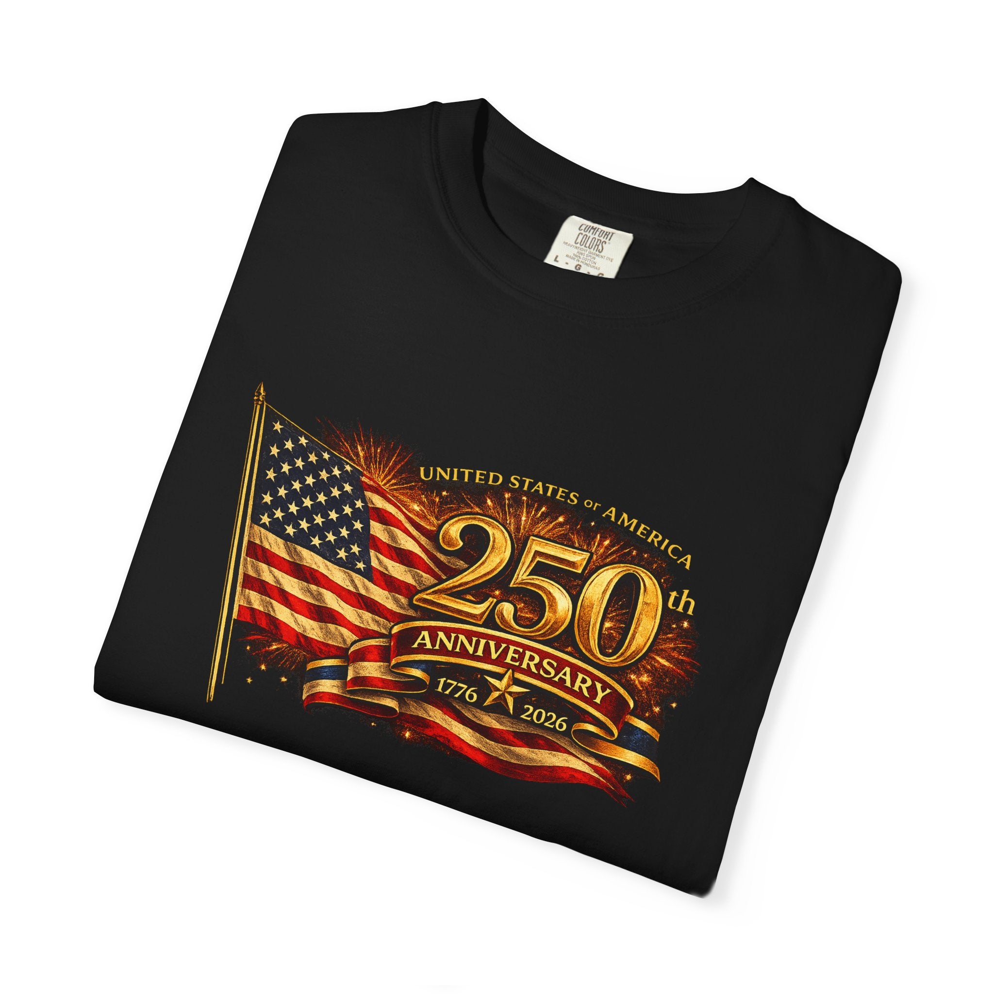 USA 250th Anniversary Shirt 1776-2026 Patriotic American Flag Tee | Matching Couple 4th of July Tee | America Gift - 8 colors -  100% cotton