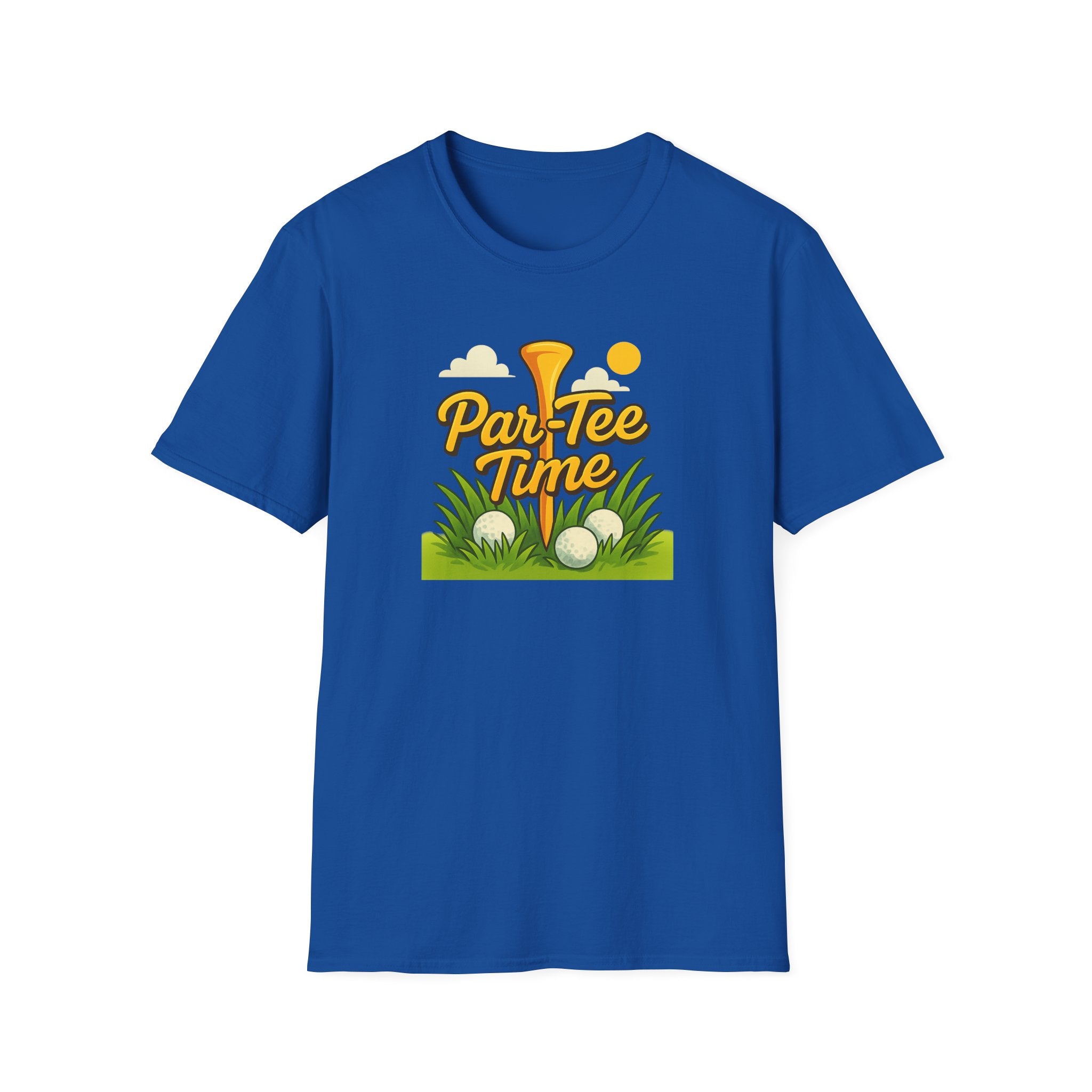 Funny Golf T-Shirt Par-Tee Time |  Golfing Shirt | Golf Gift for Dad | 7 colors - 100% cotton