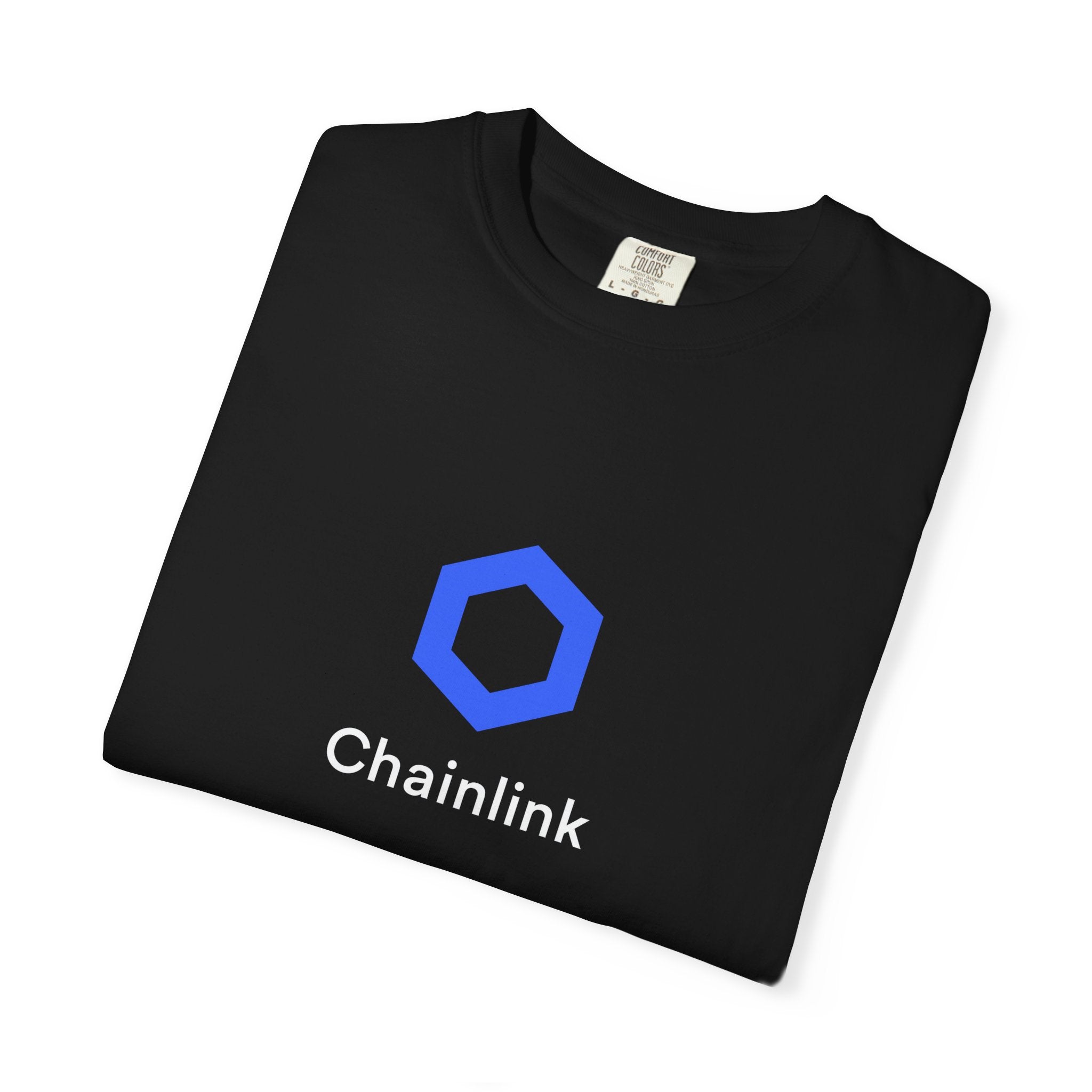 Chainlink Crypto T-Shirt | Black Blockchain Tee for Web3 Traders | LINK Investor Gift | Crypto Enthusiast Apparel | 3 colors - 100% cotton