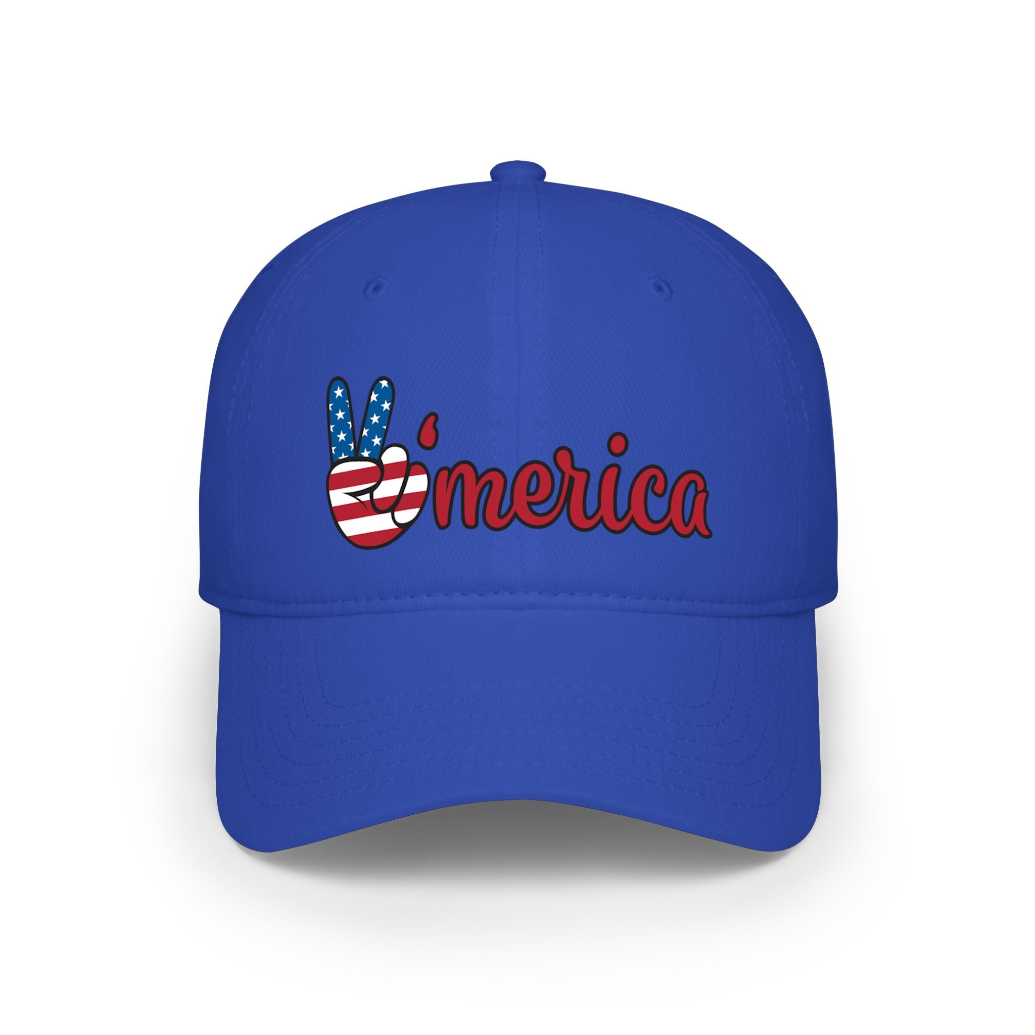 America Hat | Patriotic Peace Sign Cap | USA Flag Hat | Fourth of July Cap | Patriotic Gift | USA Pride Hat | 6 colors