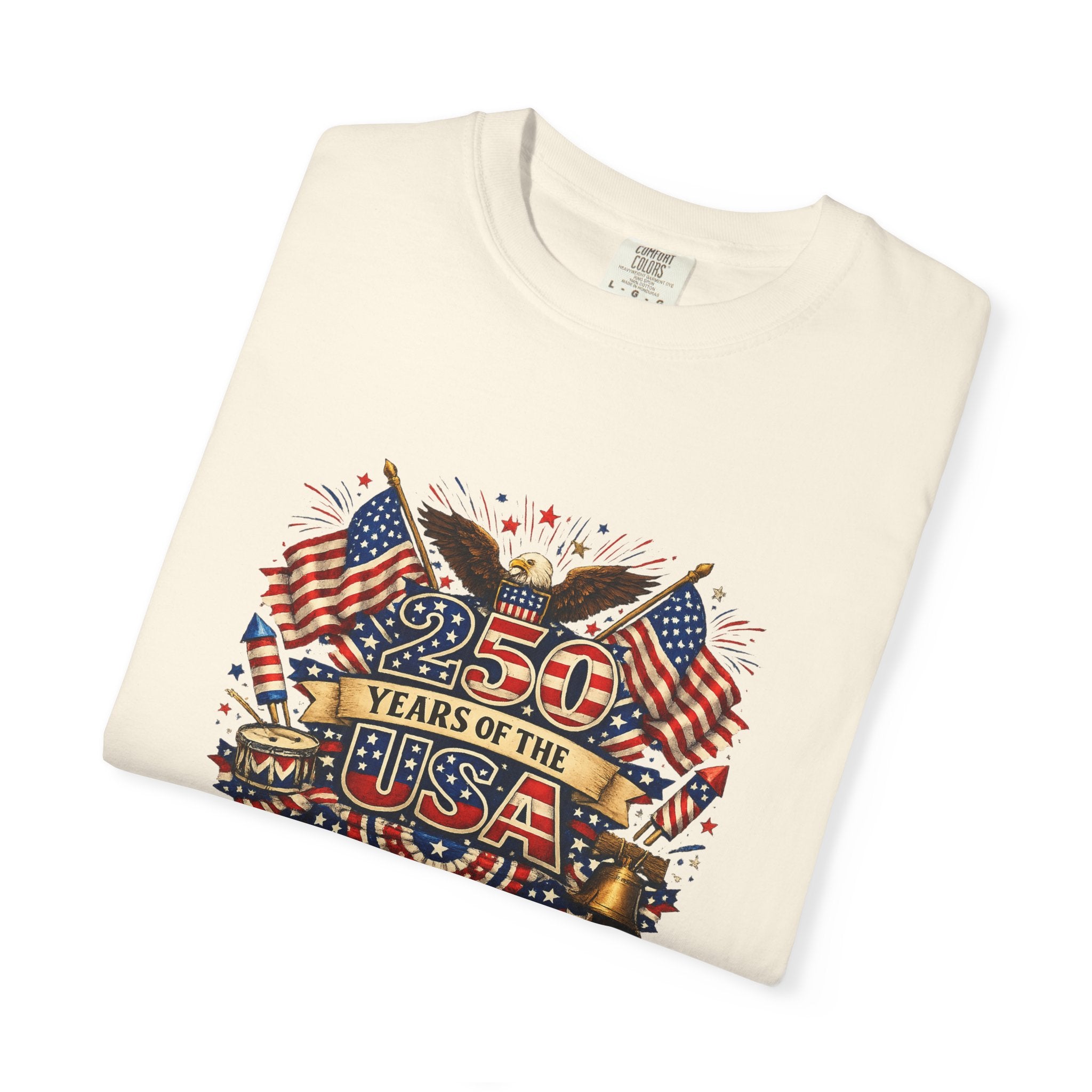 USA 250th Anniversary Shirt | Patriotic America 1776-2026 Tee | 4th of July Tshirt | Independence Day Gift | 8 colors - 100% cotton