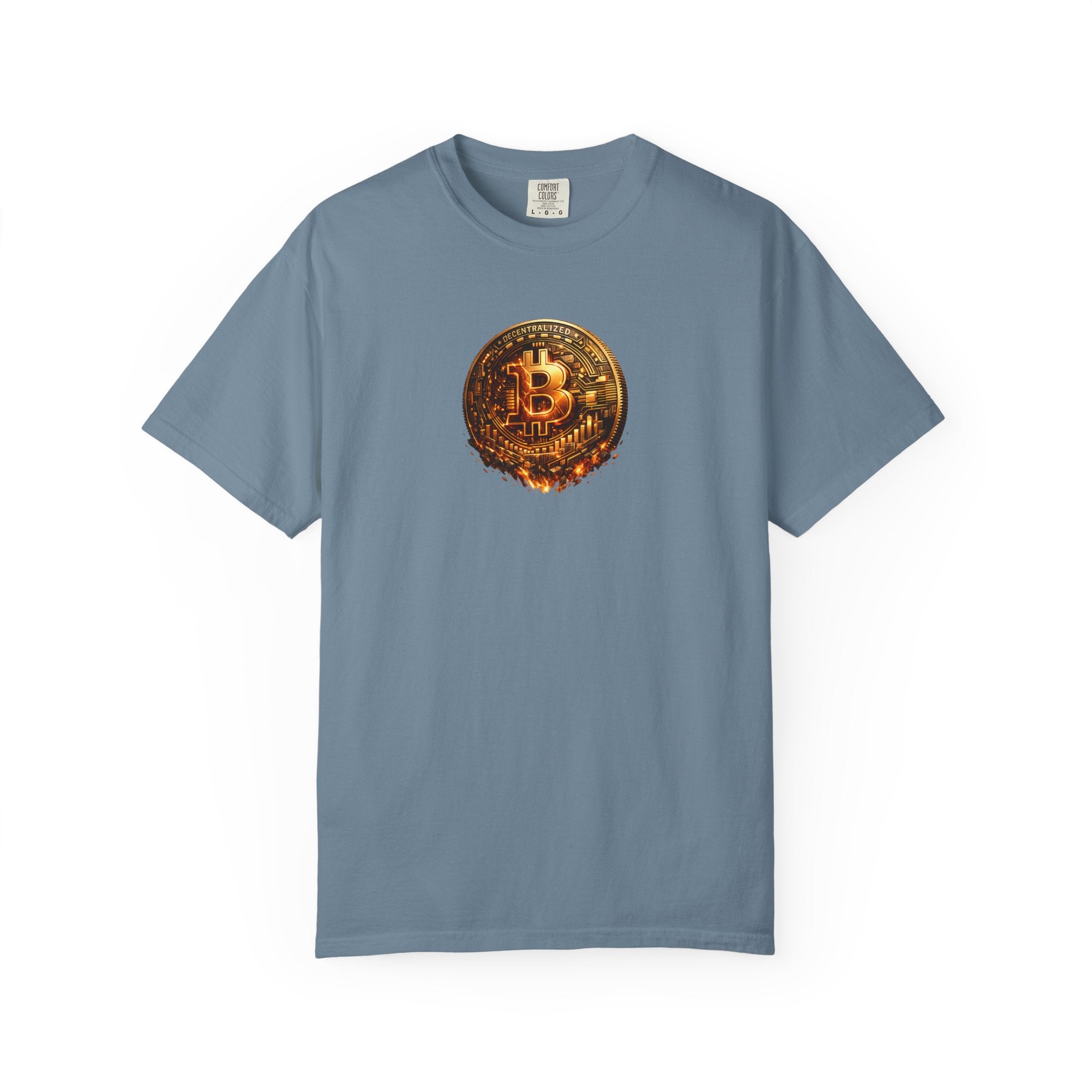 Melting Bitcoin Coin TShirt | Digital Currency Shirt | Bitcoin Fan Gift | Blockchain Crypto Apparel | 8 colors - 100% cotton
