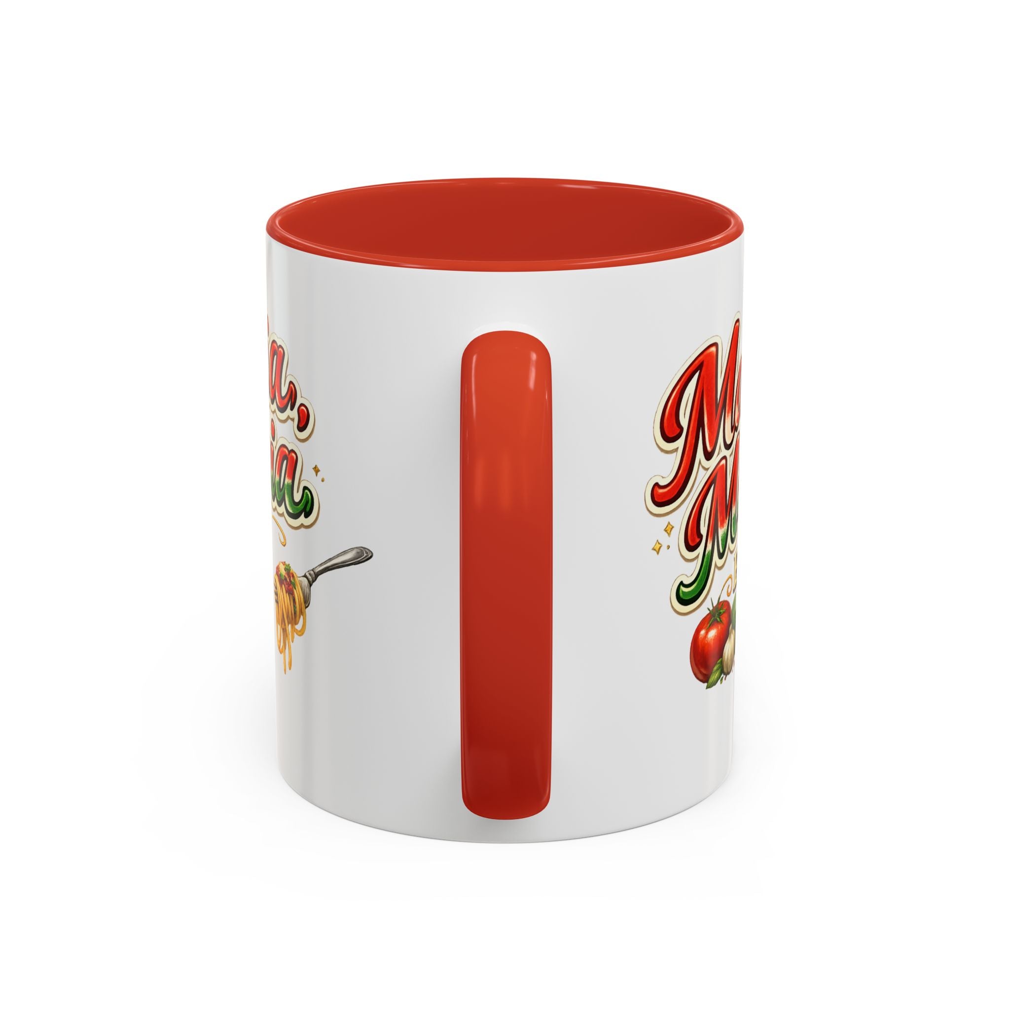Mangia Mangia - Eat Eat Italian Mug | Eat Eat Coffee Cup | Funny Pasta Lover Gift | Italian Kitchen Accent Mug | 11 oz or 15 oz