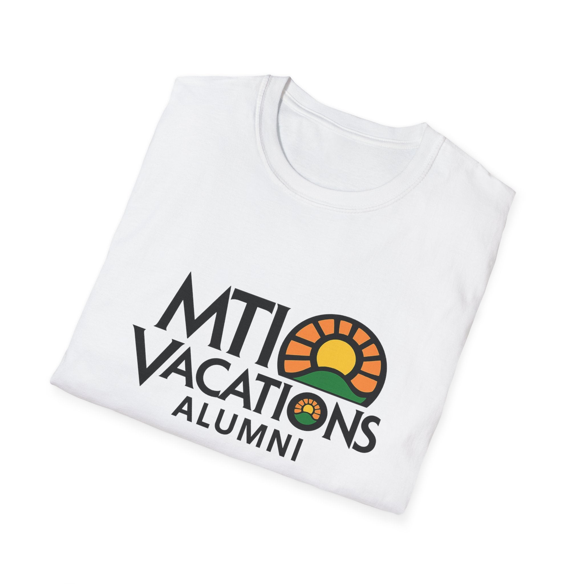 MTI Vacations Alumni Unisex Softstyle T-Shirt | Celebrate your Memories With this Tee. | 6 colors - 100% cotton