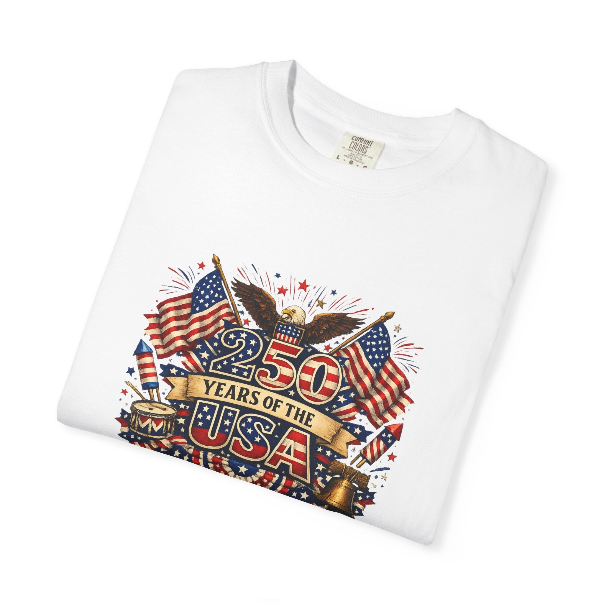 USA 250th Anniversary Shirt | Patriotic America 1776-2026 Tee | 4th of July Tshirt | Independence Day Gift | 8 colors - 100% cotton