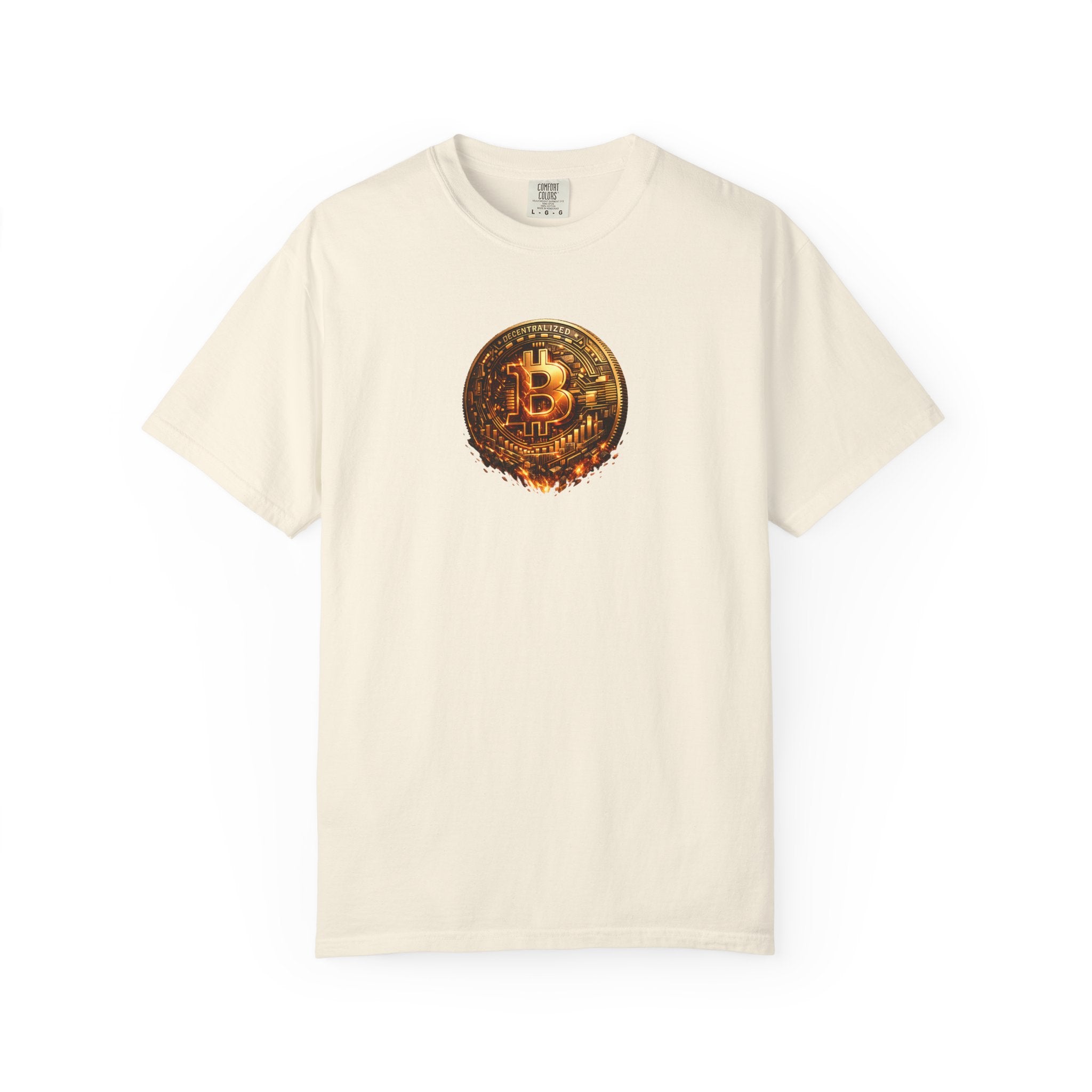 Melting Bitcoin Coin TShirt | Digital Currency Shirt | Bitcoin Fan Gift | Blockchain Crypto Apparel | 8 colors - 100% cotton