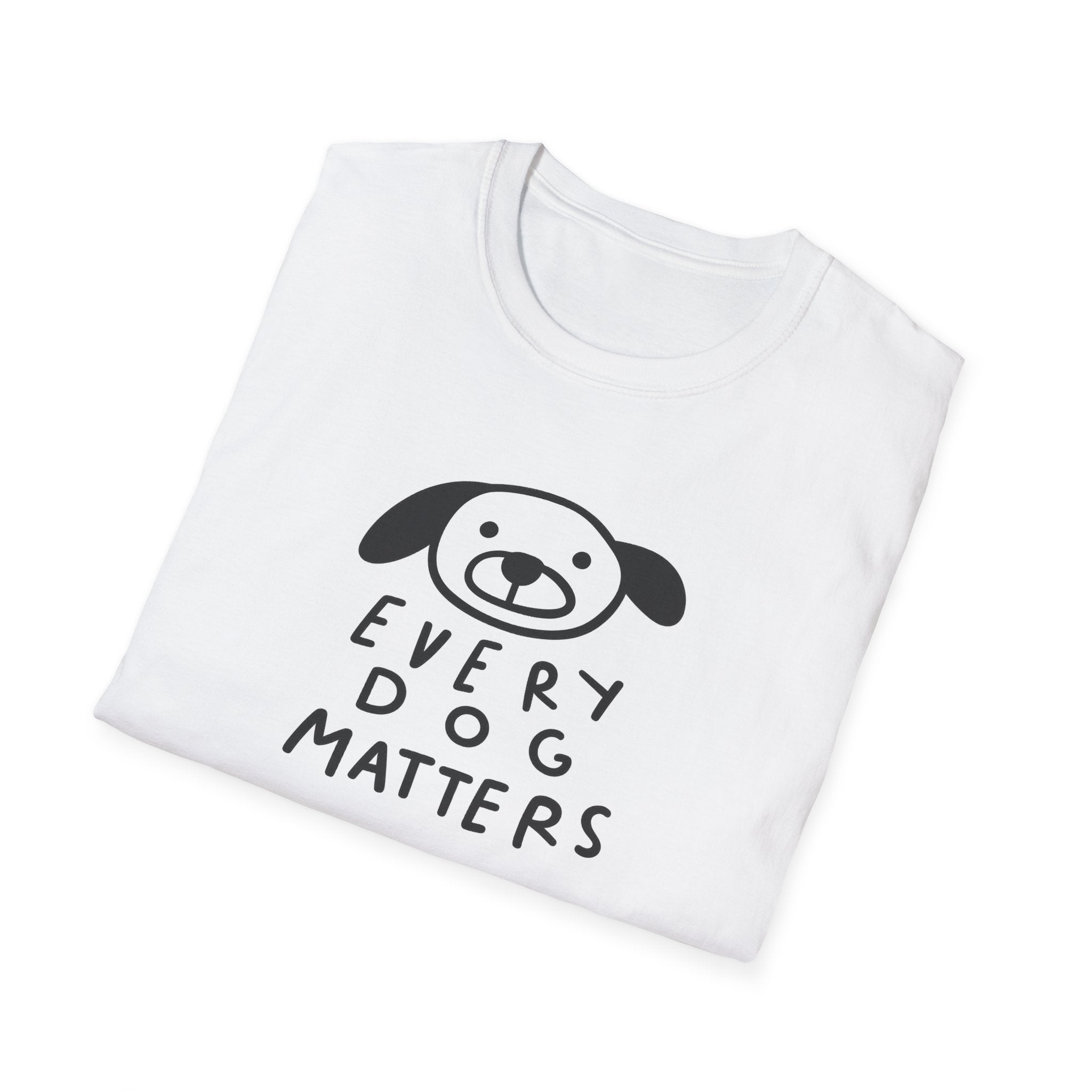 Every Dog Matters TShirt | Cute Dog Lover Shirt| Rescue & Adoption Tee | Animal Lover Gift | Pet Lover Top | 7 colors - 100% cotton