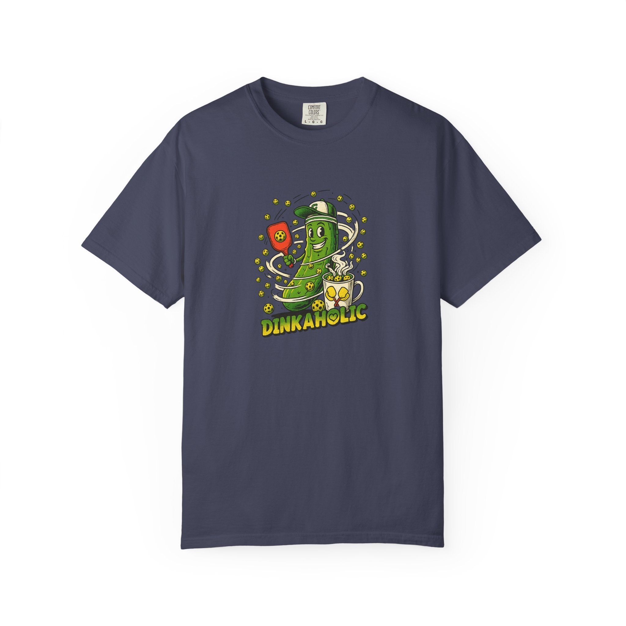 Funny Pickleball Dinkaholic Tee for Serious Dinkers | 7 colors - 100% cotton