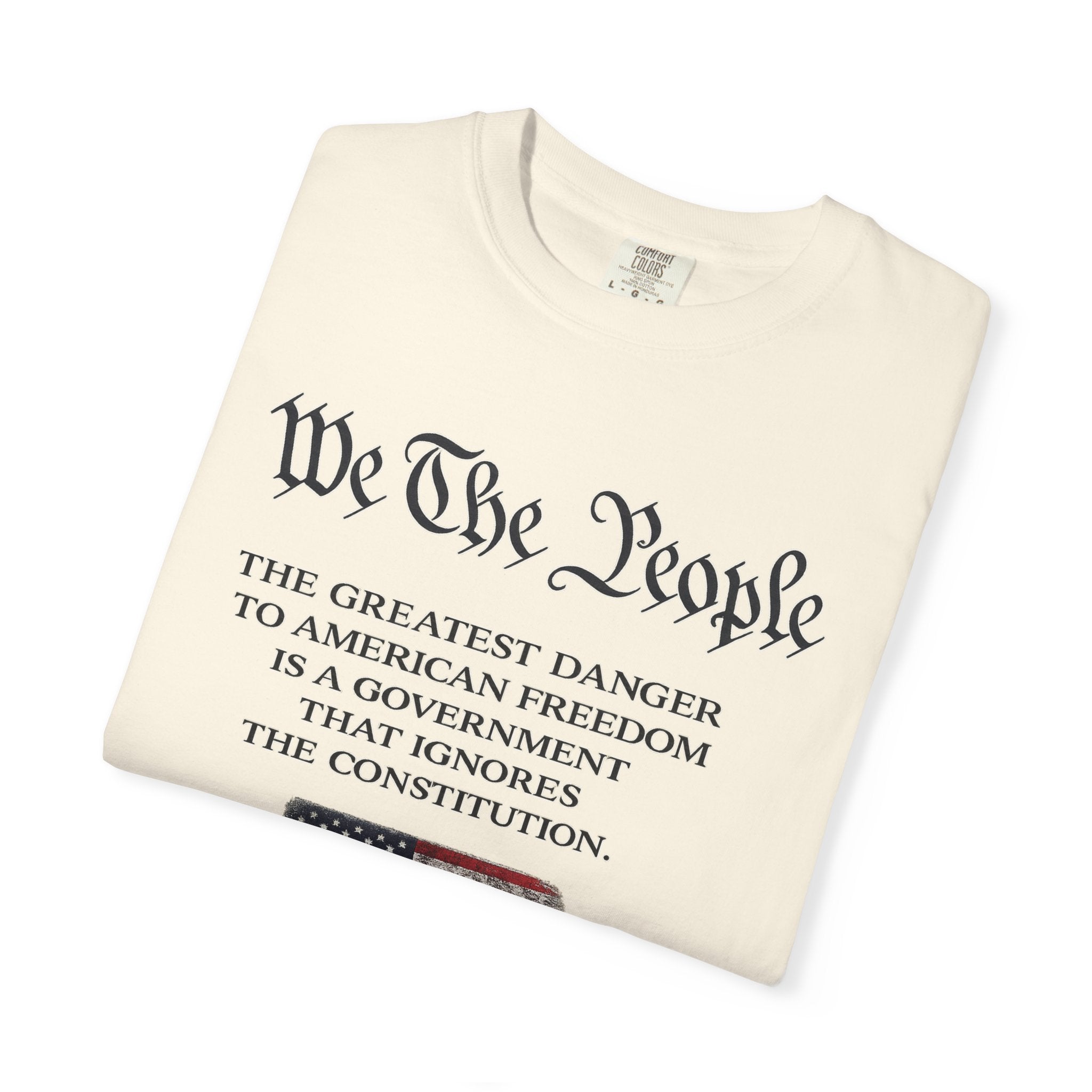 We The People Shirt | Patriotic Constitution Tee | Freedom USA Flag T-Shirt |  American Liberty Graphic Tee | 3 colors - 100% cotton
