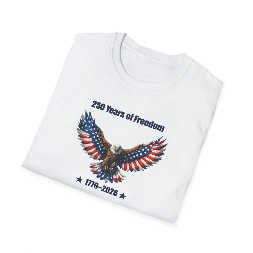 250 Years of Freedom Shirt | America 250 Celebration Shirt | USA Independence Gift | 4th of July Shirt | 7 colors - 100% cotton