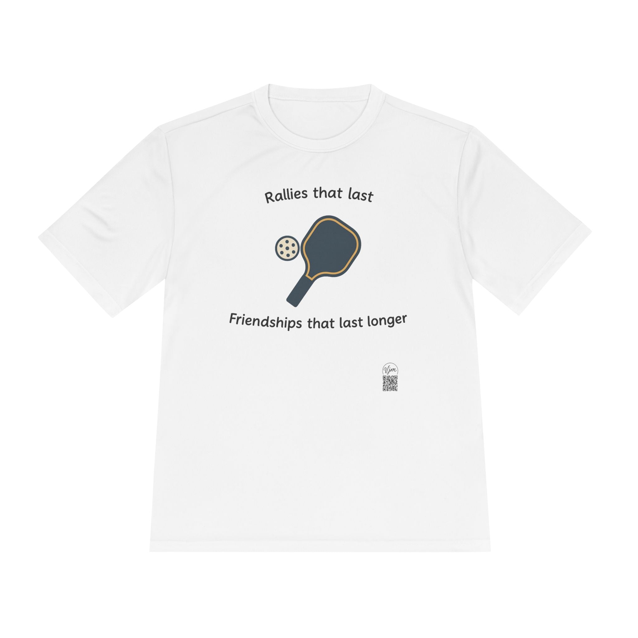 Pickleball Friendships Moisture Sport-Tek® T-Shirt Tee. | 6 colors - 100% polyester