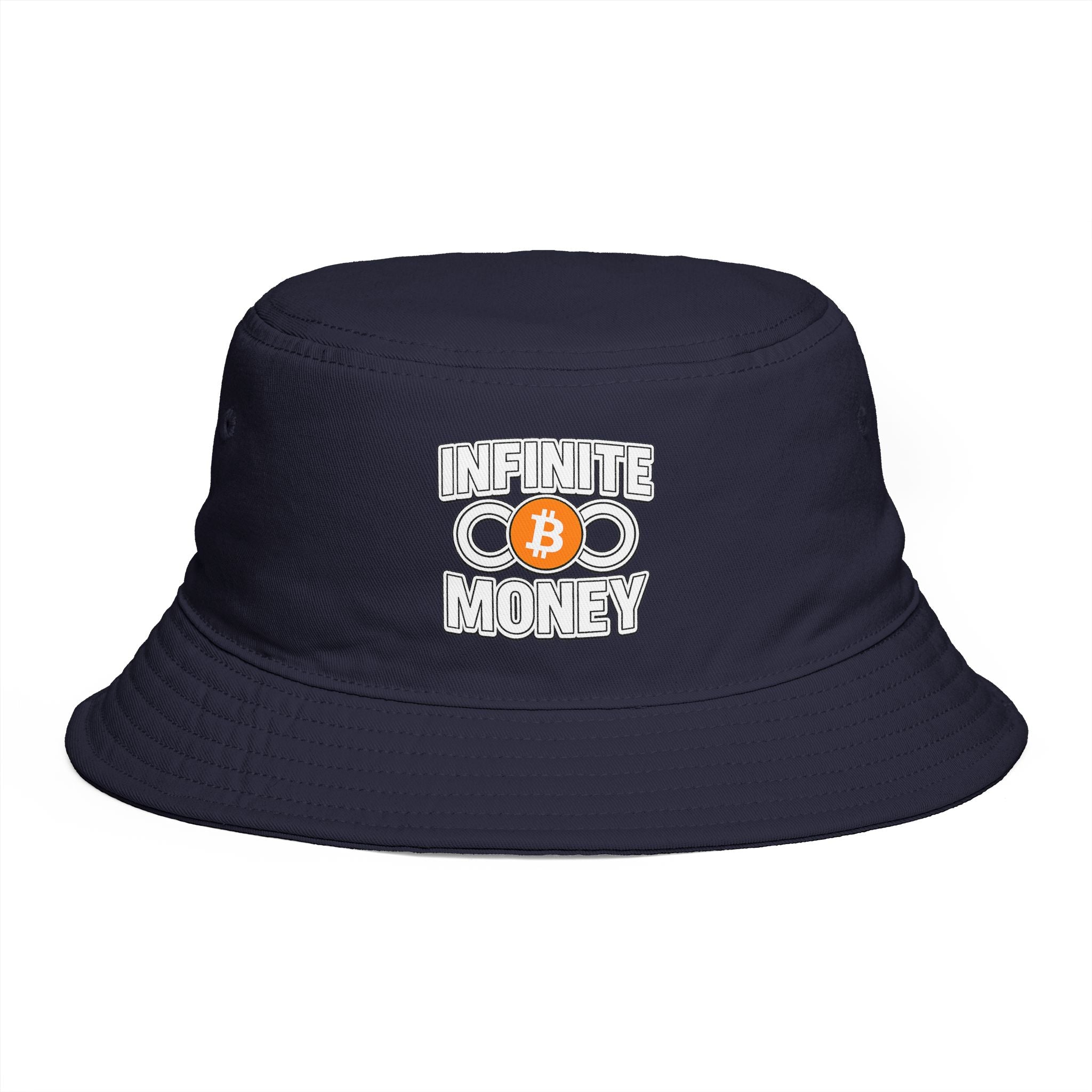 Infinite Money Bitcoin Bucket Hat | Crypto BTC Streetwear Hat | Hat for Bitcoin Fans & Traders | 7 colors - 100% cotton