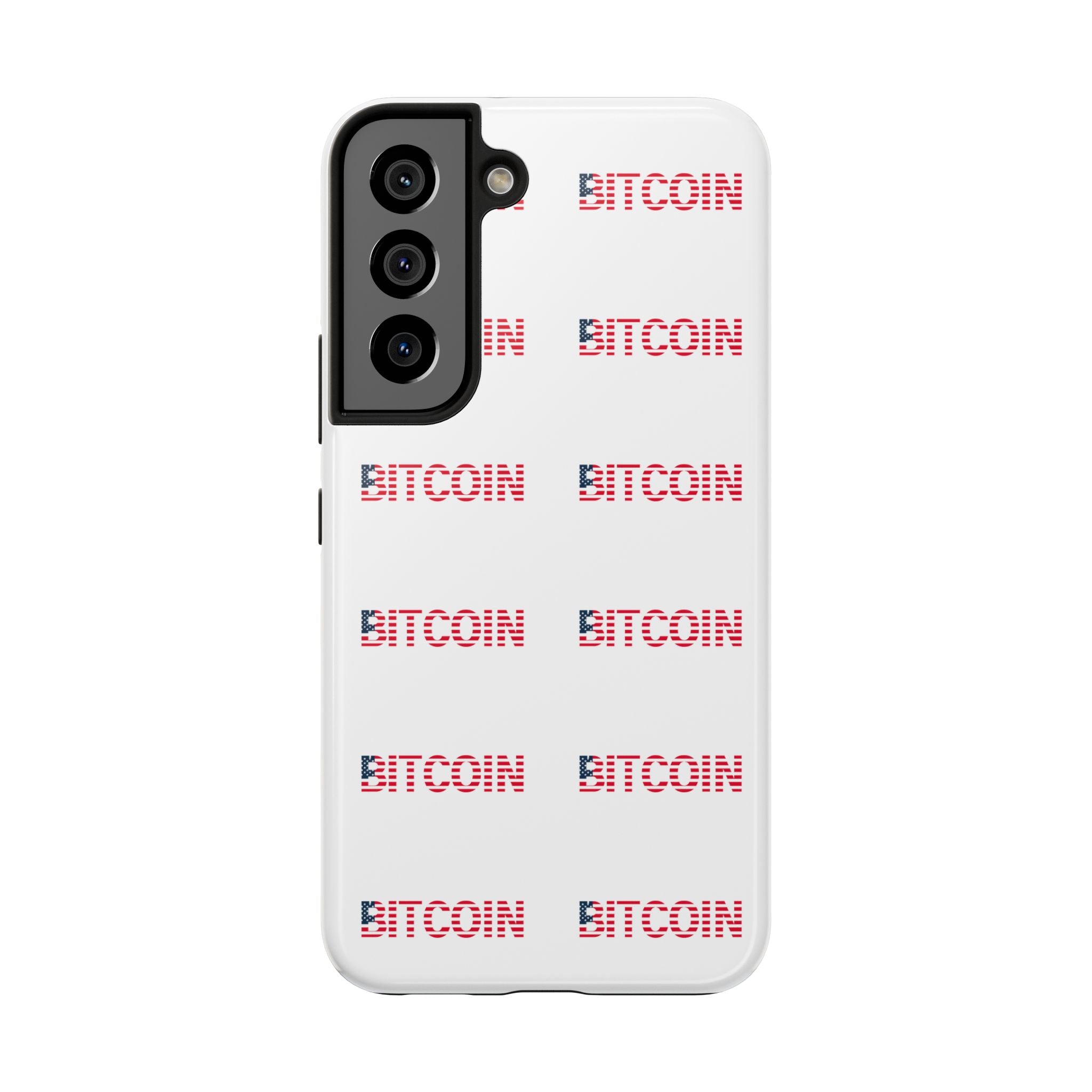 Bitcoin Tough Phone Case | Crypto Phone Case | iPhone and Samsung Case | Glossy Protective Cover | Bitcoin Logo Case