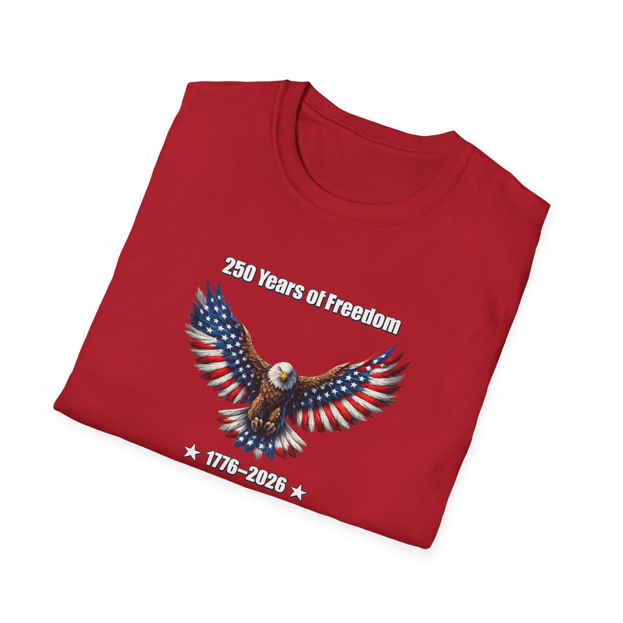 250 Years of Freedom Shirt | America 250 Celebration Shirt | USA Independence Gift | 4th of July Shirt | 7 colors - 100% cotton