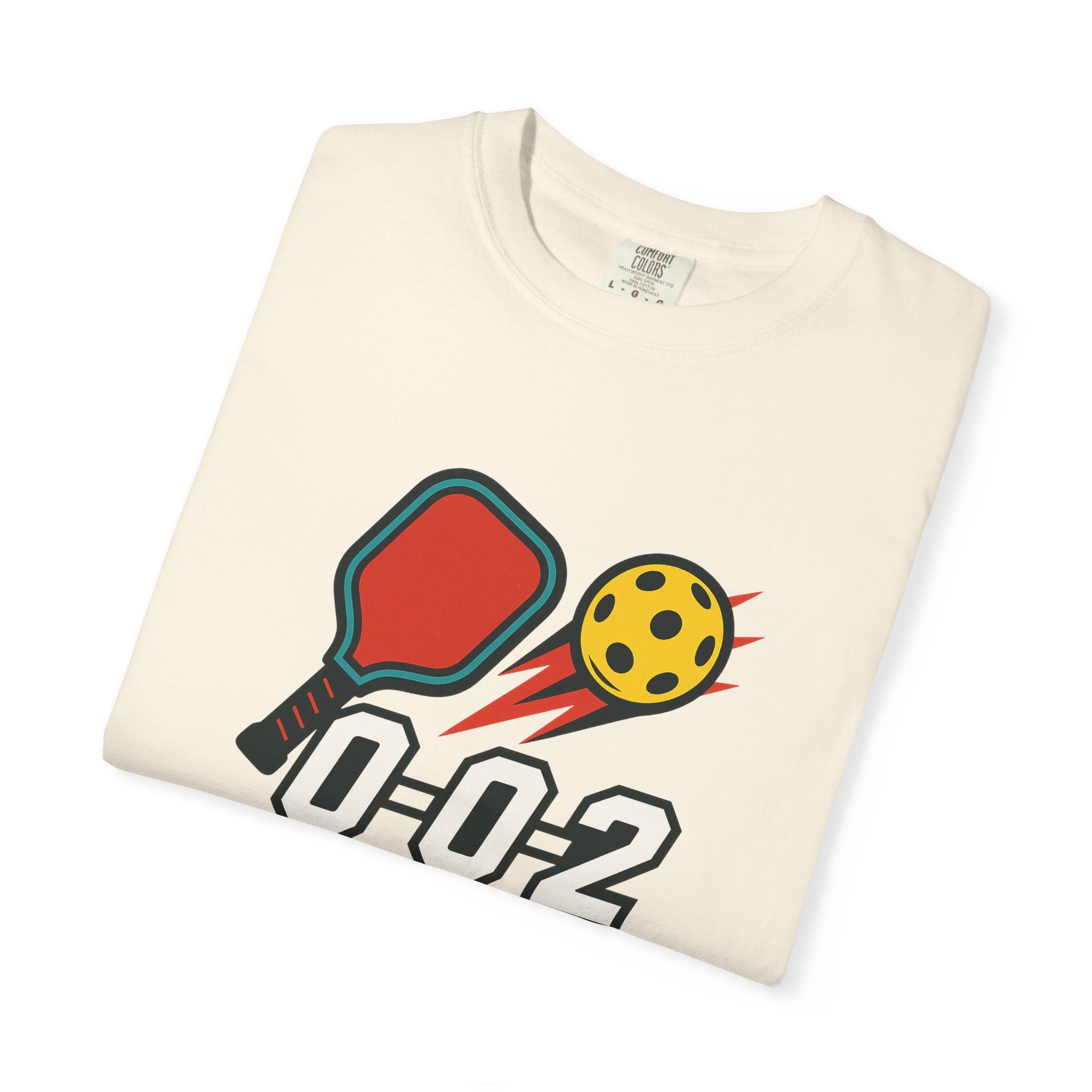 Pickleball 0-0-2 Power Serve Tee | Soft Garment-Dyed Pickleball T-shirt | 6 colors - 100% cotton