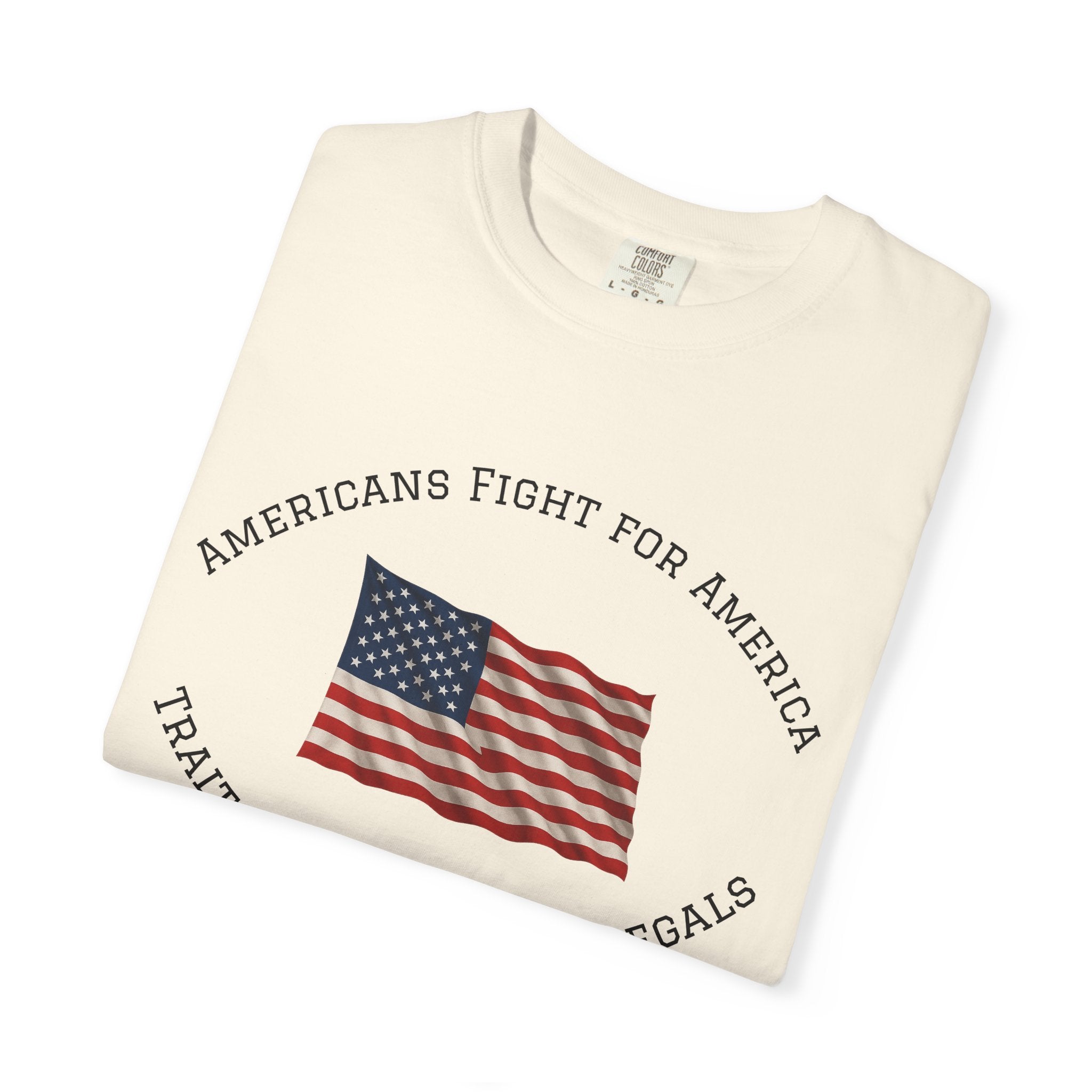 Patriotic American Flag Shirt | Bold USA Statement Tee | Freedom Graphic T-Shirt | Gift for Patriots | 5 colors - 100% cotton