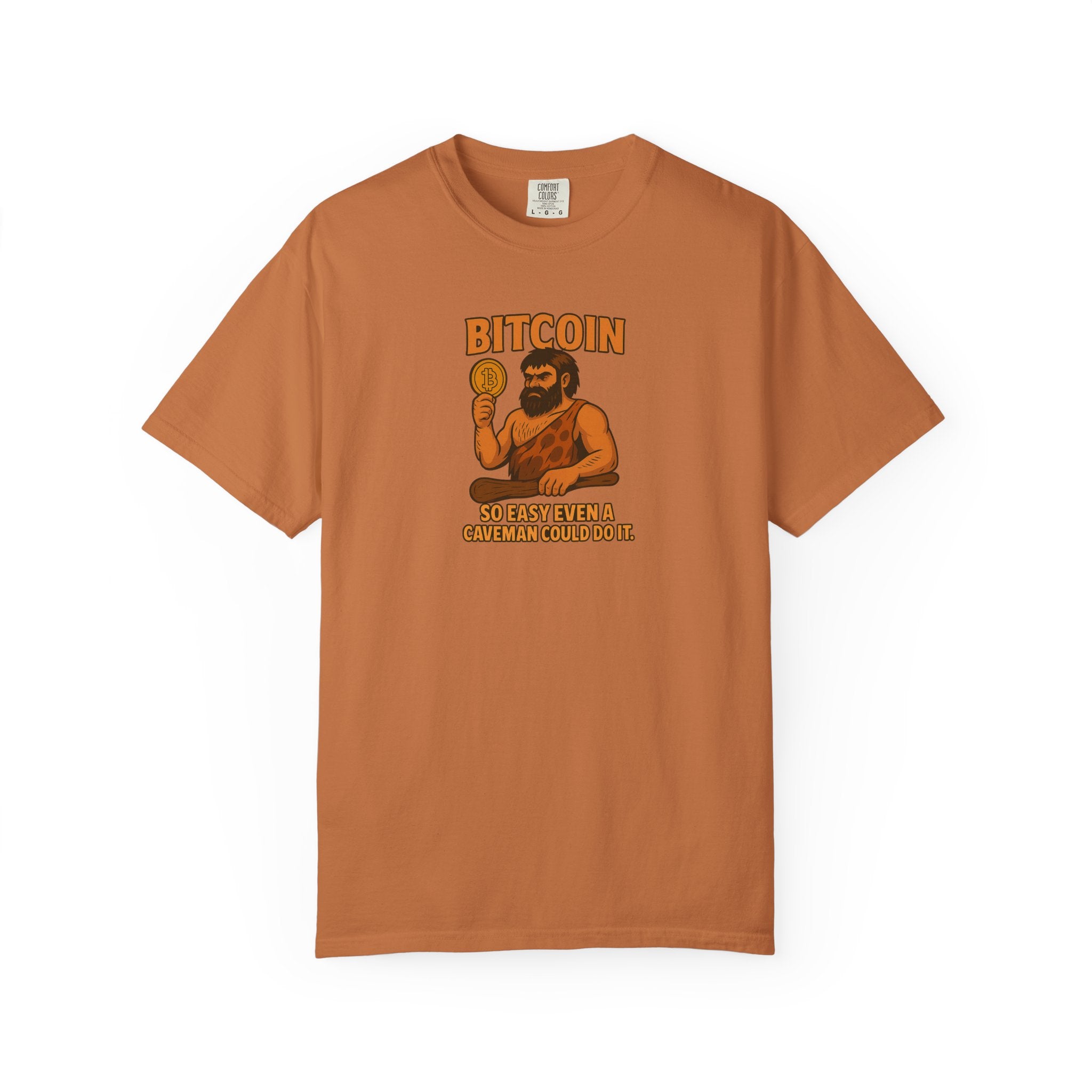 From Stone Age to Digital Age So easy even a Caveman can do it Bitcoin Tee | 9 colors - 100% cotton