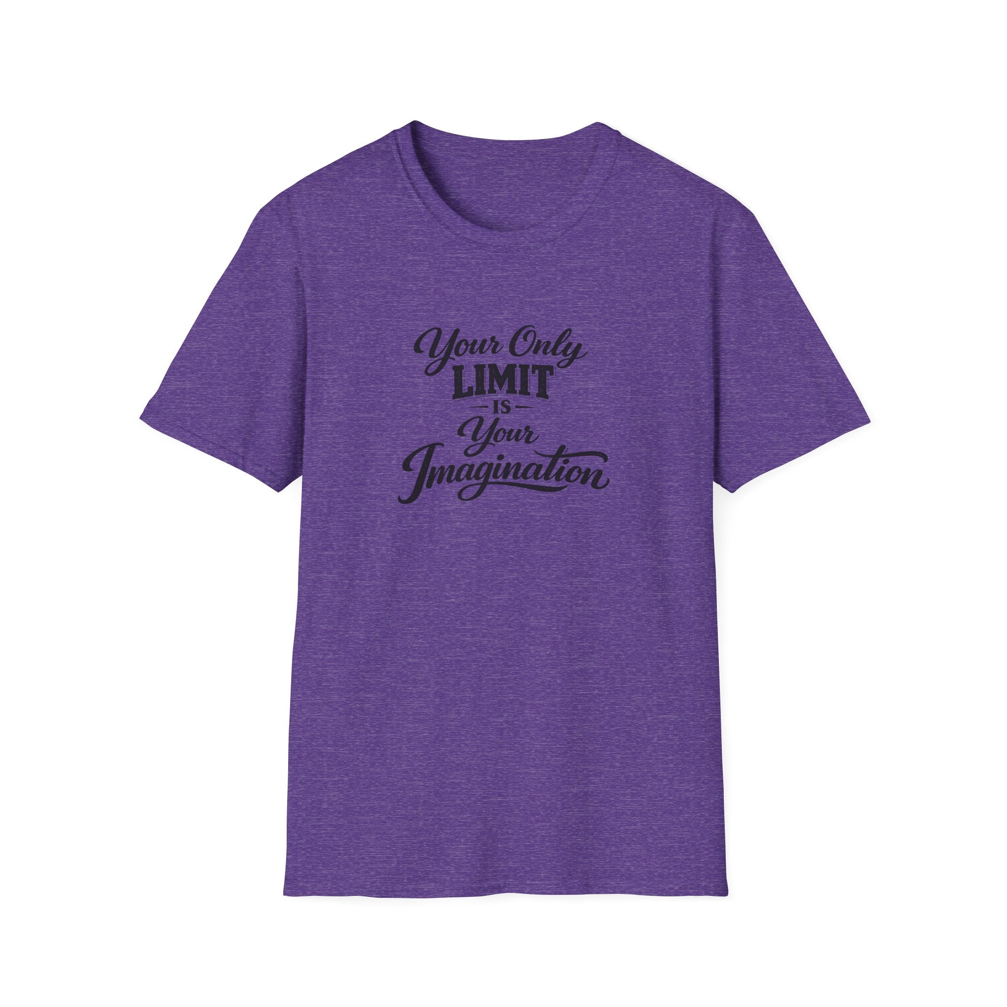 Your Only Limit Is Your Imagination | Motivational Quote T-Shirt | Inspirational Typography Tee | 7 colors - 100% cotton