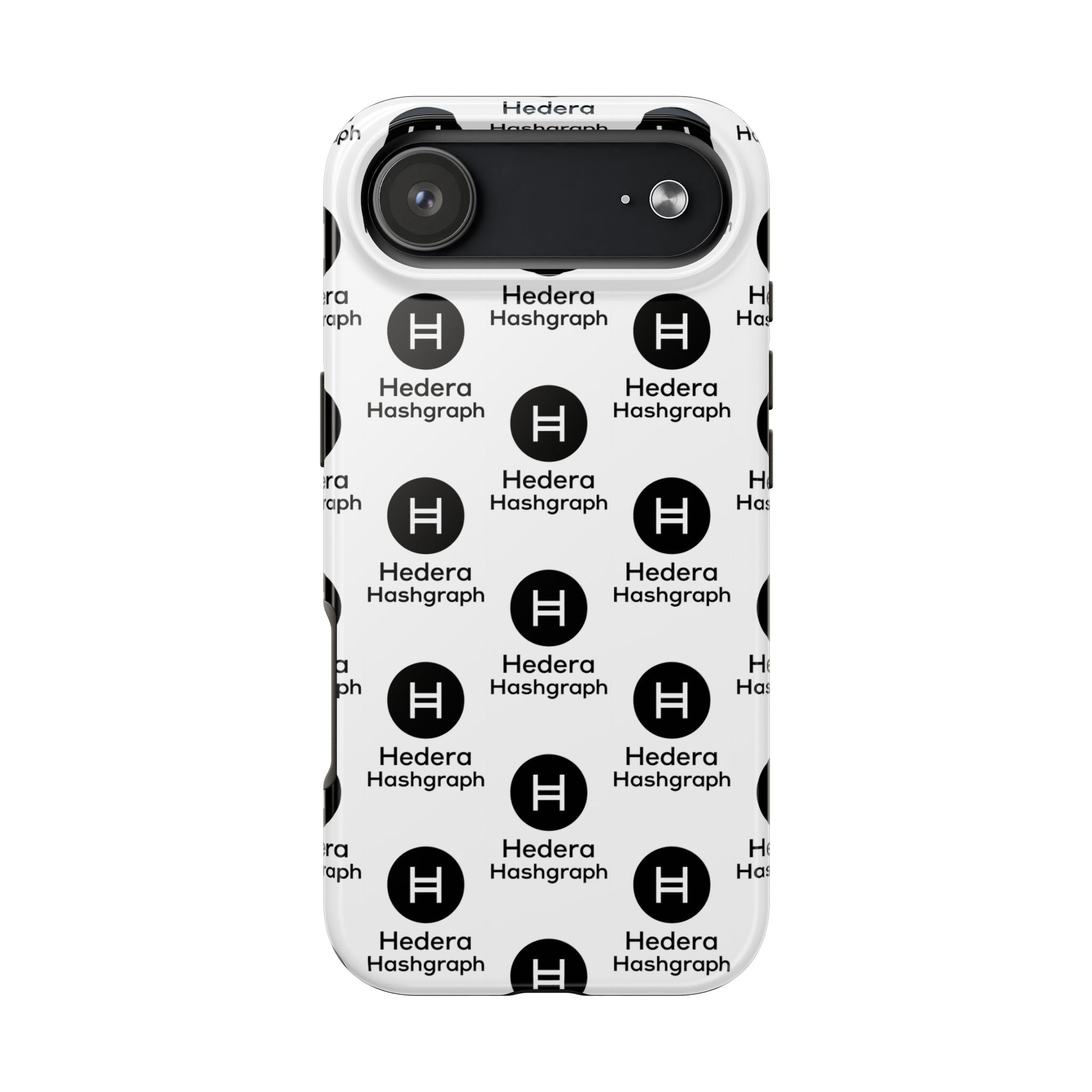 Hedera Hashgraph Tough Phone Case | HBAR iPhone Samsung Case | Glossy Crypto Phone Cover | Impact Resistant Case