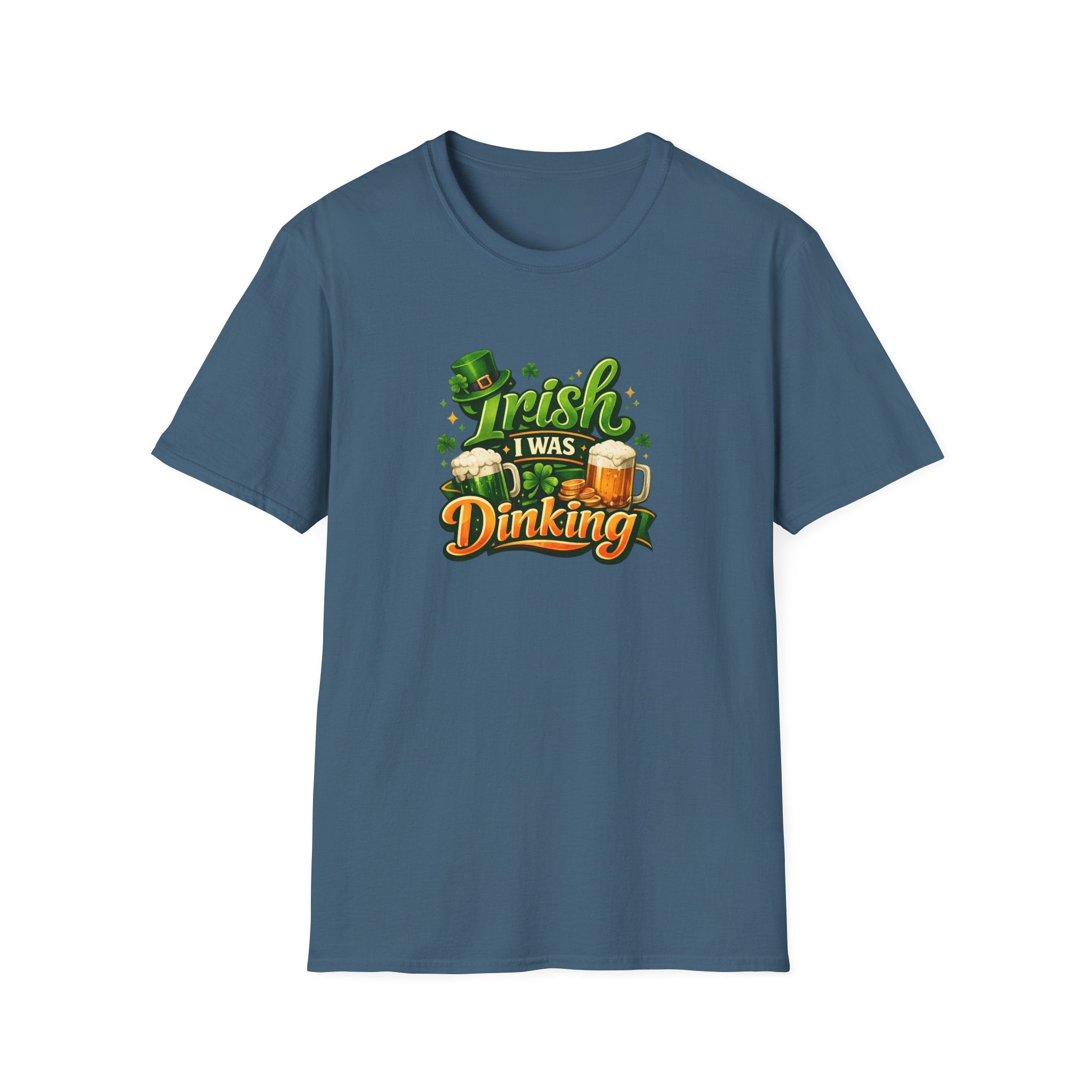 Irish I Was Dinking Shirt | Funny Pickleball St Patricks Day Tee | Irish Pickleball Shirt | Lucky Shamrock Tee | 6 colors - 100% cotton